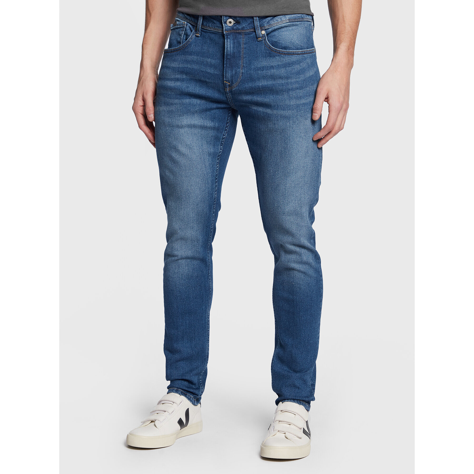 Pepe Jeans Дънки Finsbury PM206321 Син Skinny Fit - Pepit.bg