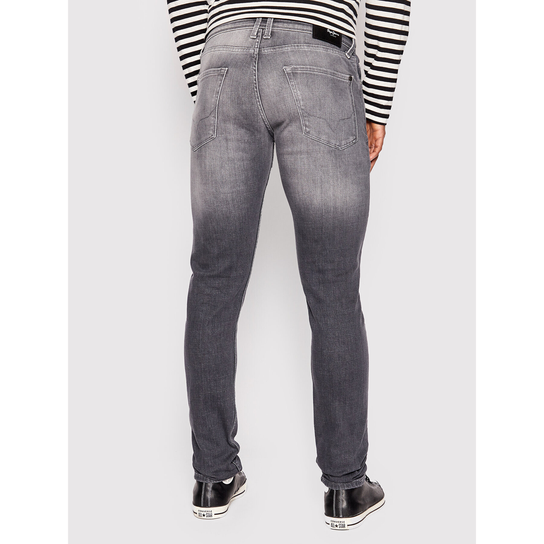 Pepe Jeans Дънки Finsbury PM206321 Сив Skinny Fit - Pepit.bg