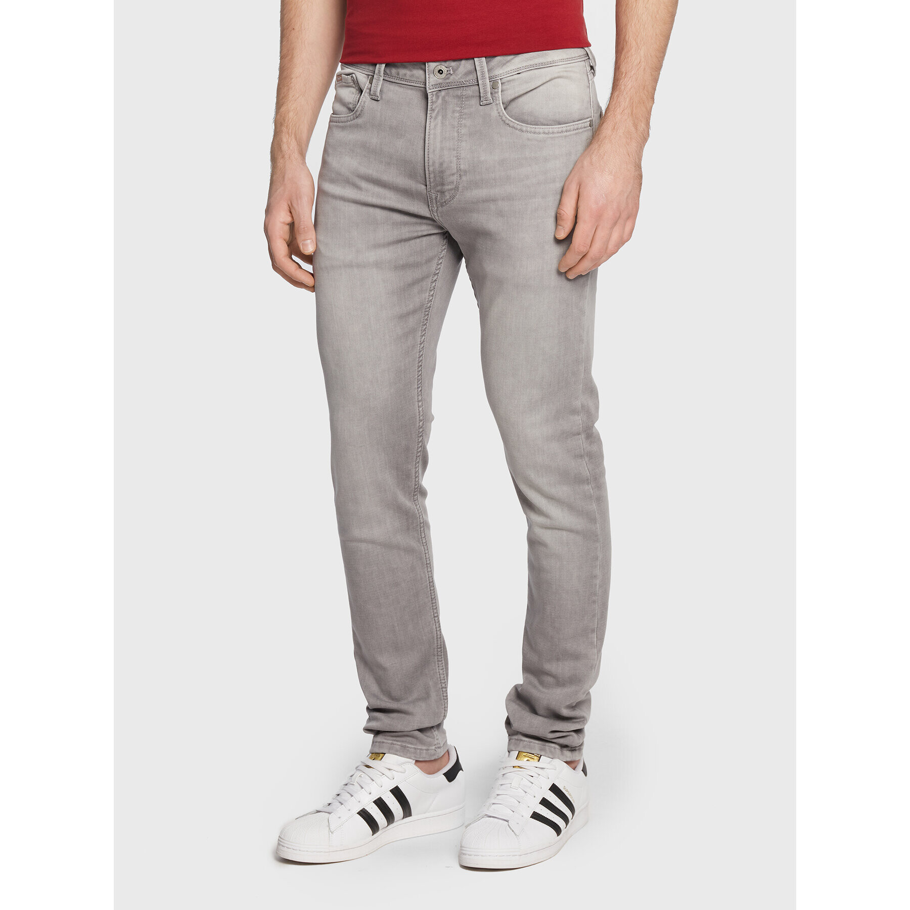 Pepe Jeans Дънки Finsbury PM206321 Сив Skinny Fit - Pepit.bg