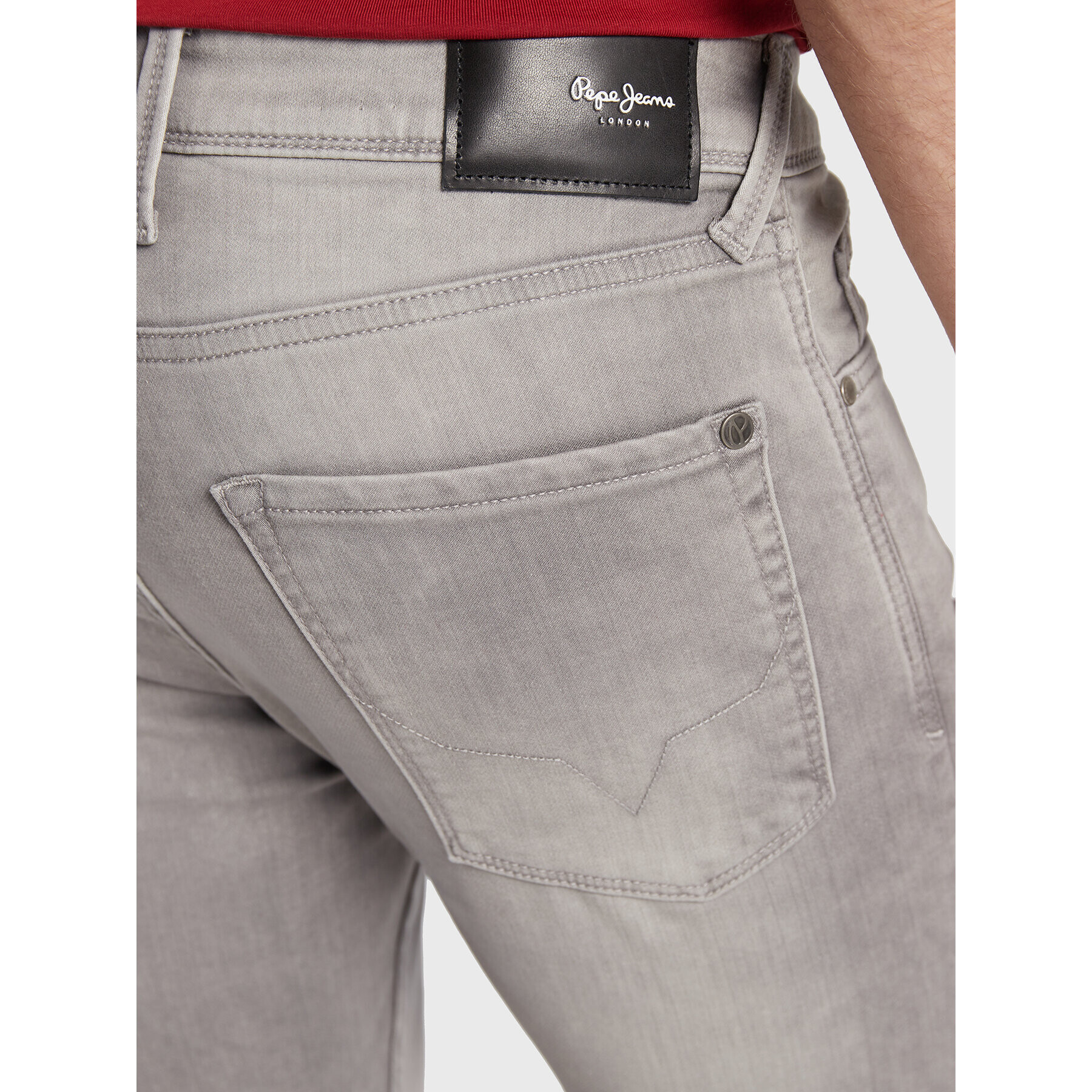 Pepe Jeans Дънки Finsbury PM206321 Сив Skinny Fit - Pepit.bg