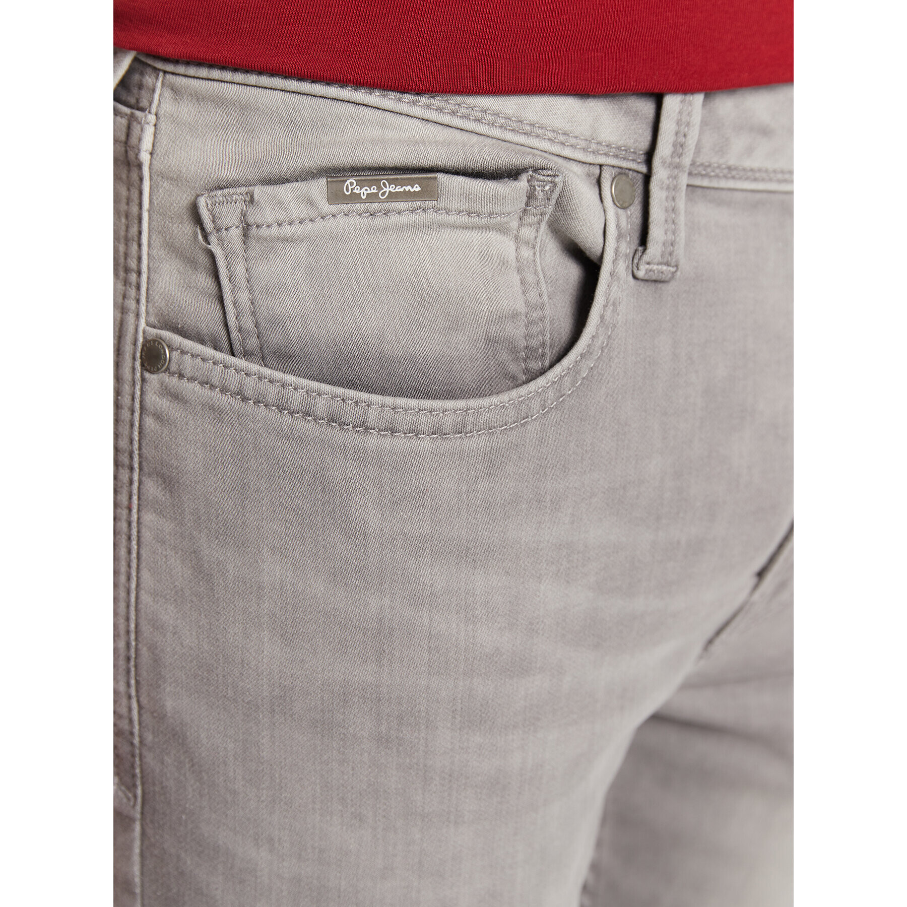 Pepe Jeans Дънки Finsbury PM206321 Сив Skinny Fit - Pepit.bg