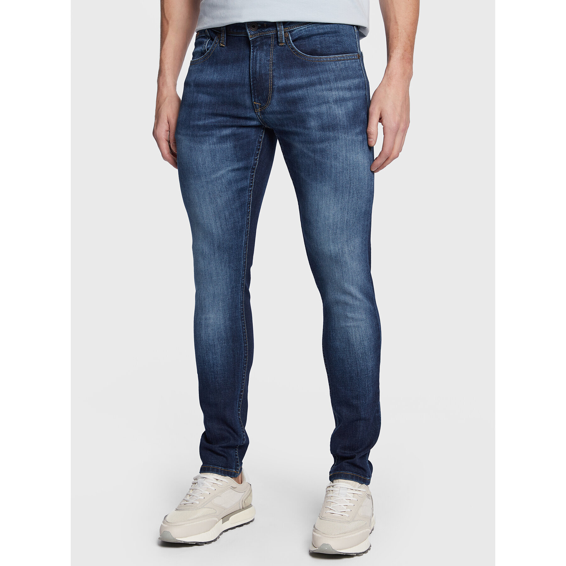 Pepe Jeans Дънки Finsbury PM206321 Тъмносин Skinny Fit - Pepit.bg