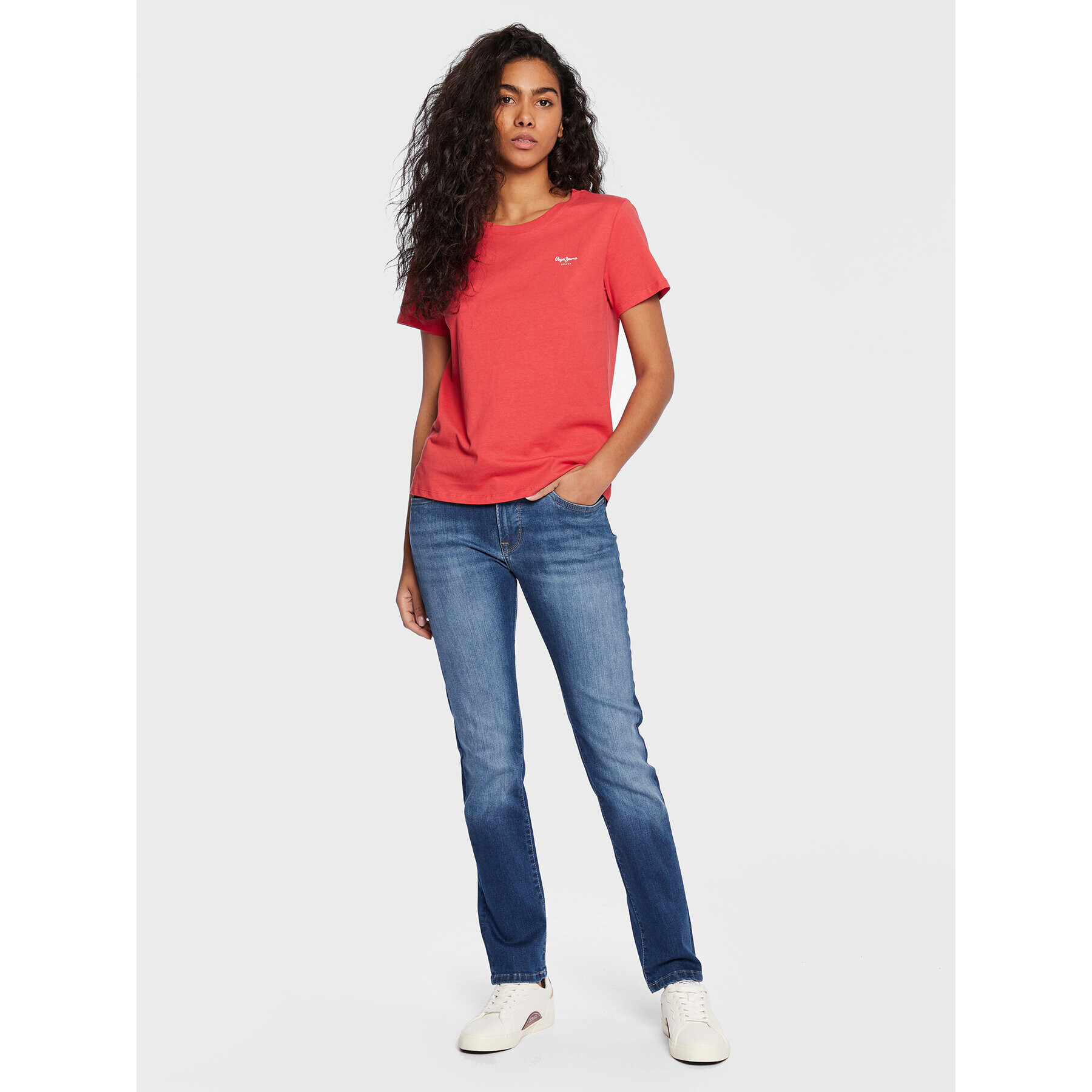 Pepe Jeans Дънки Grace PL204160 Син Slim Fit - Pepit.bg