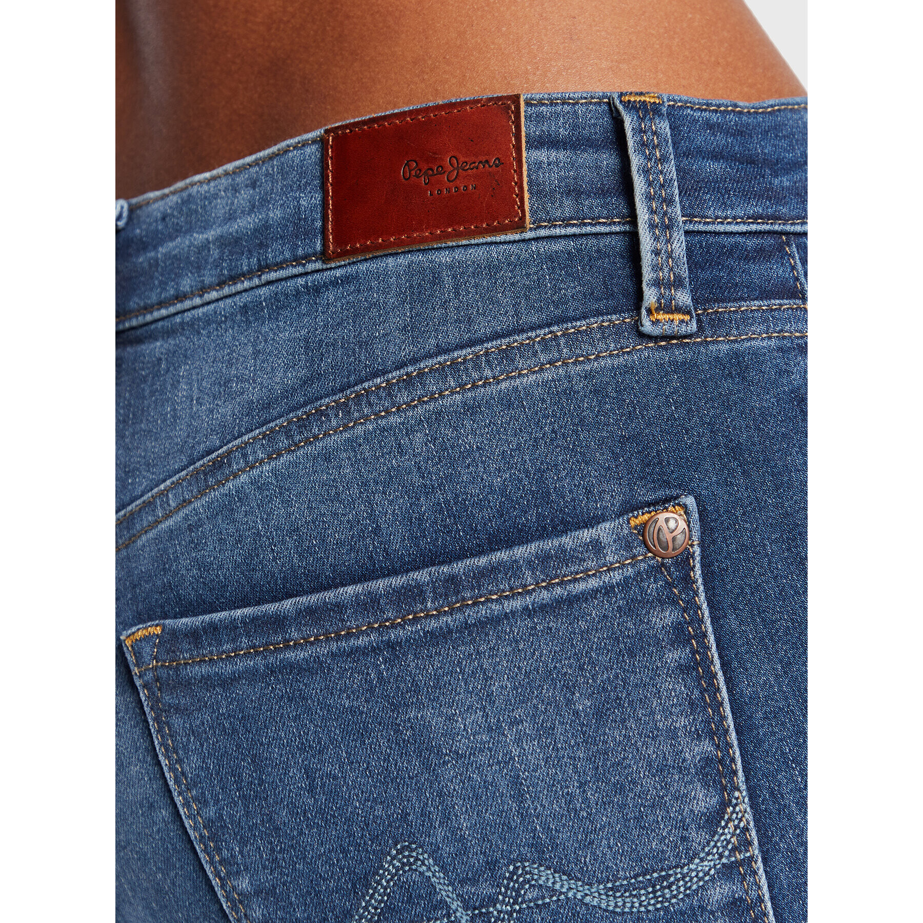 Pepe Jeans Дънки Grace PL204160 Син Slim Fit - Pepit.bg