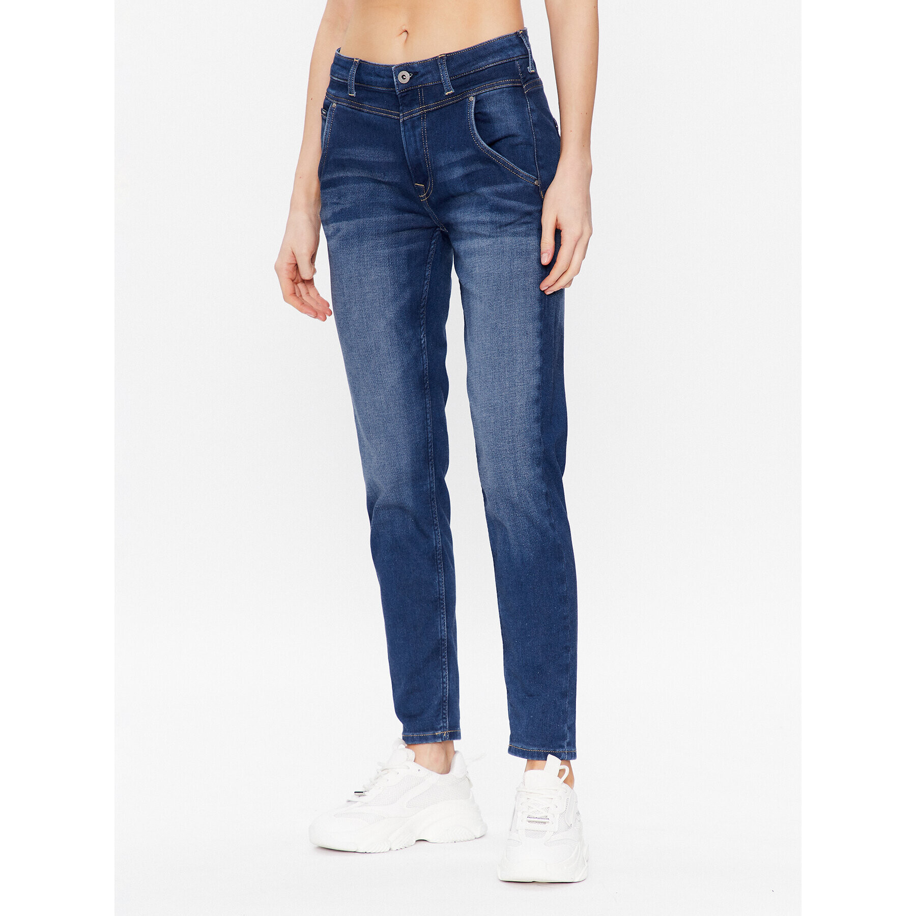 Pepe Jeans Дънки GYMDIGO Carey PL204178 Тъмносин Relaxed Fit - Pepit.bg