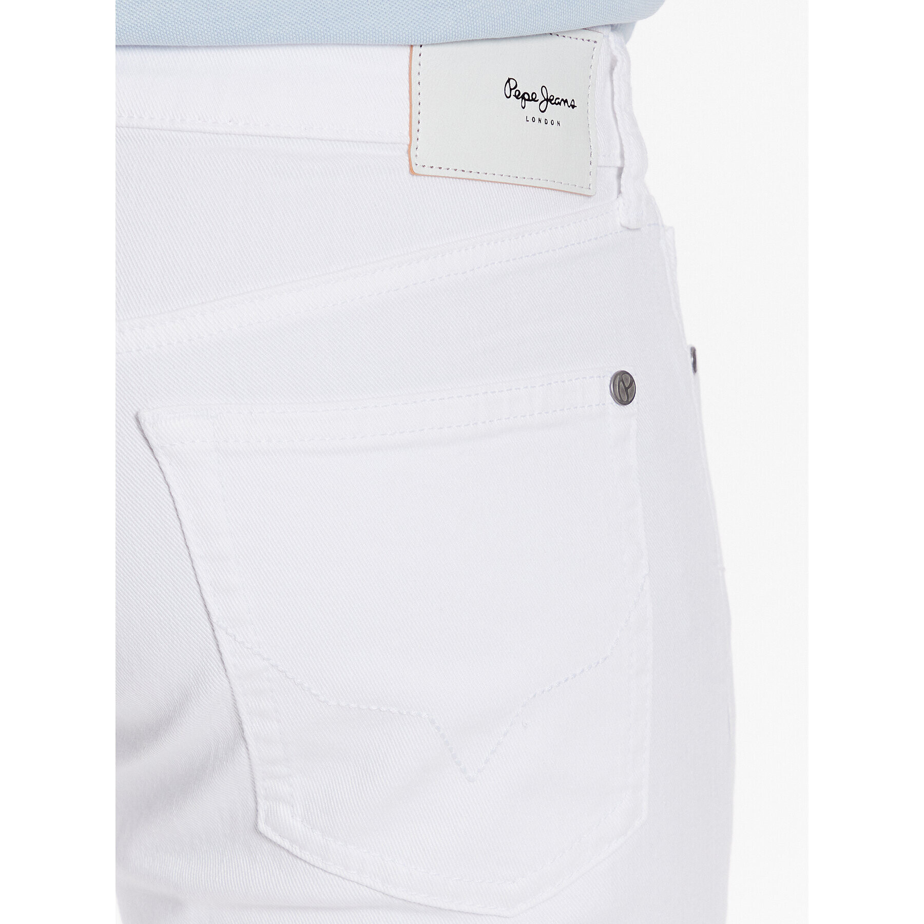 Pepe Jeans Дънки Hatch 5Pkt PM206524TA2 Бял Slim Fit - Pepit.bg