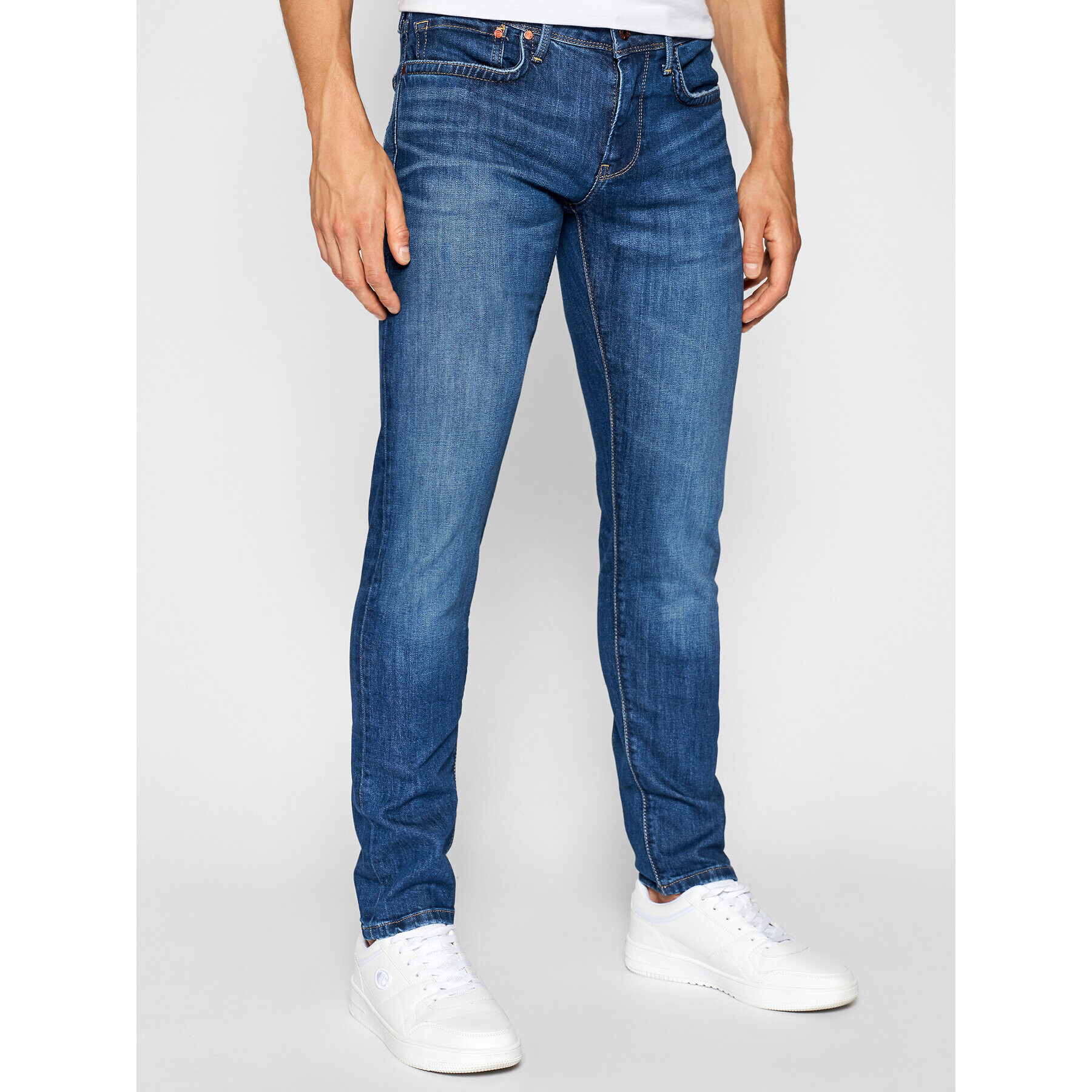 Pepe Jeans Дънки Hatch PM200823 Тъмносин Slim Fit - Pepit.bg