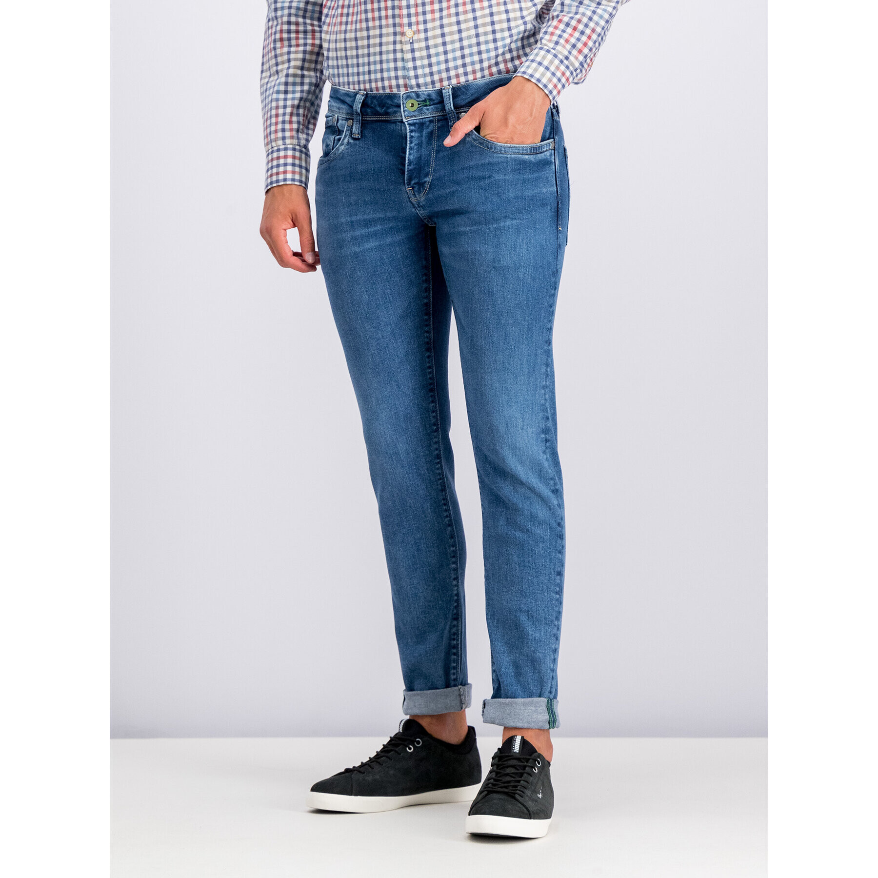 Pepe Jeans Дънки Hatch PM200823 Тъмносин Slim Fit - Pepit.bg