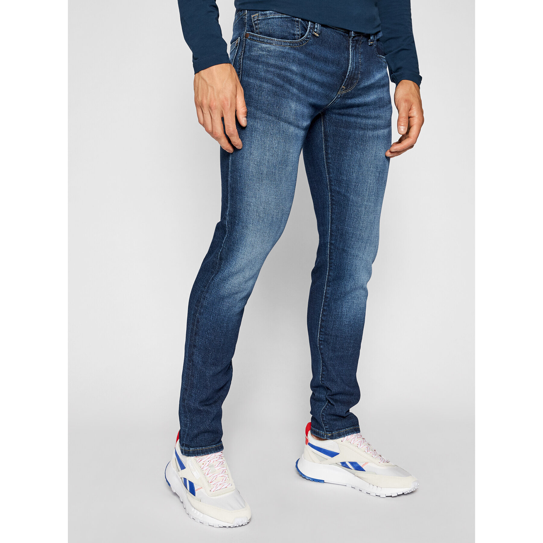 Pepe Jeans Дънки Hatch PM200823 Тъмносин Slim Fit - Pepit.bg