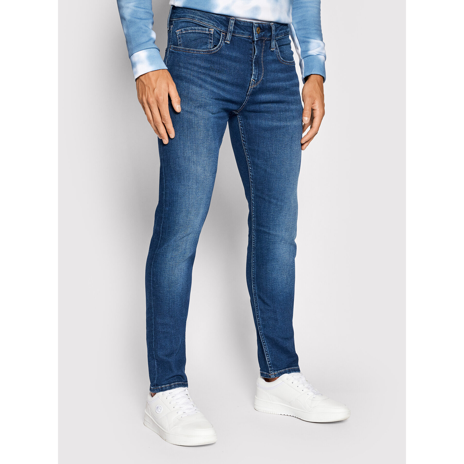 Pepe Jeans Дънки Hatch PM205476 Тъмносин Slim Fit - Pepit.bg