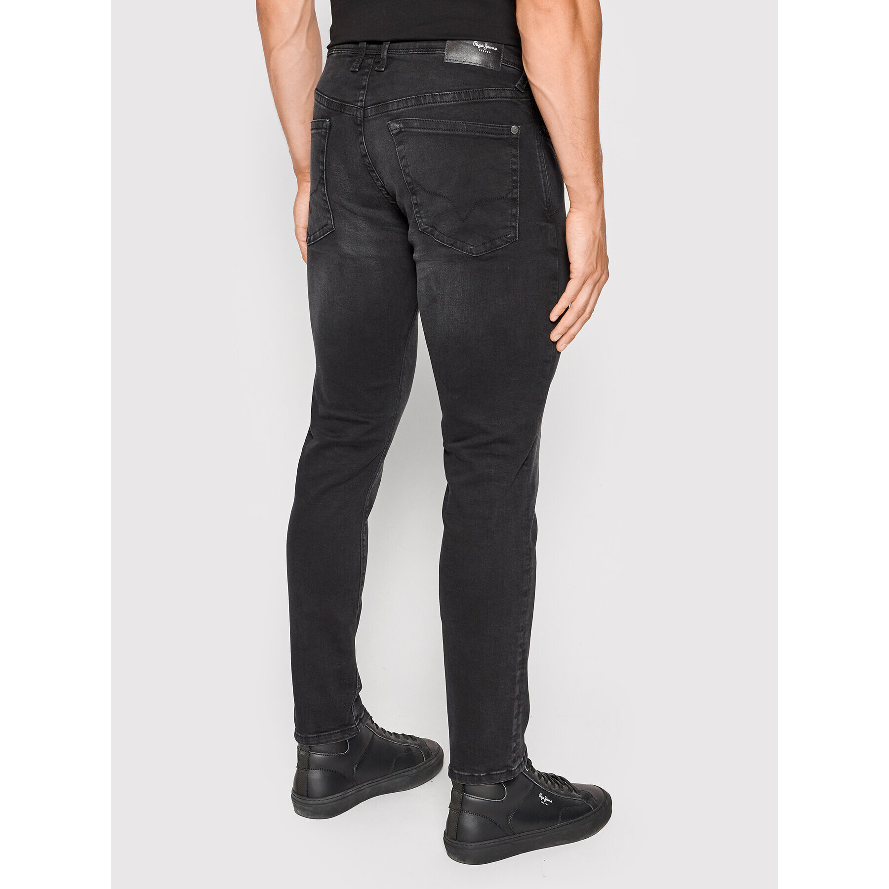 Pepe Jeans Дънки Hatch PM206322 Черен Slim Fit - Pepit.bg