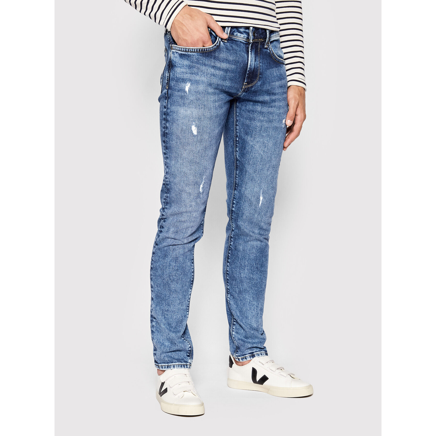 Pepe Jeans Дънки Hatch PM206322 Тъмносин Slim Fit - Pepit.bg