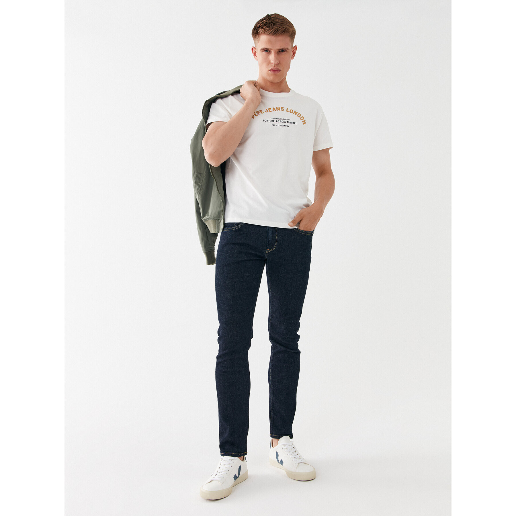 Pepe Jeans Дънки Hatch PM206322 Тъмносин Slim Fit - Pepit.bg