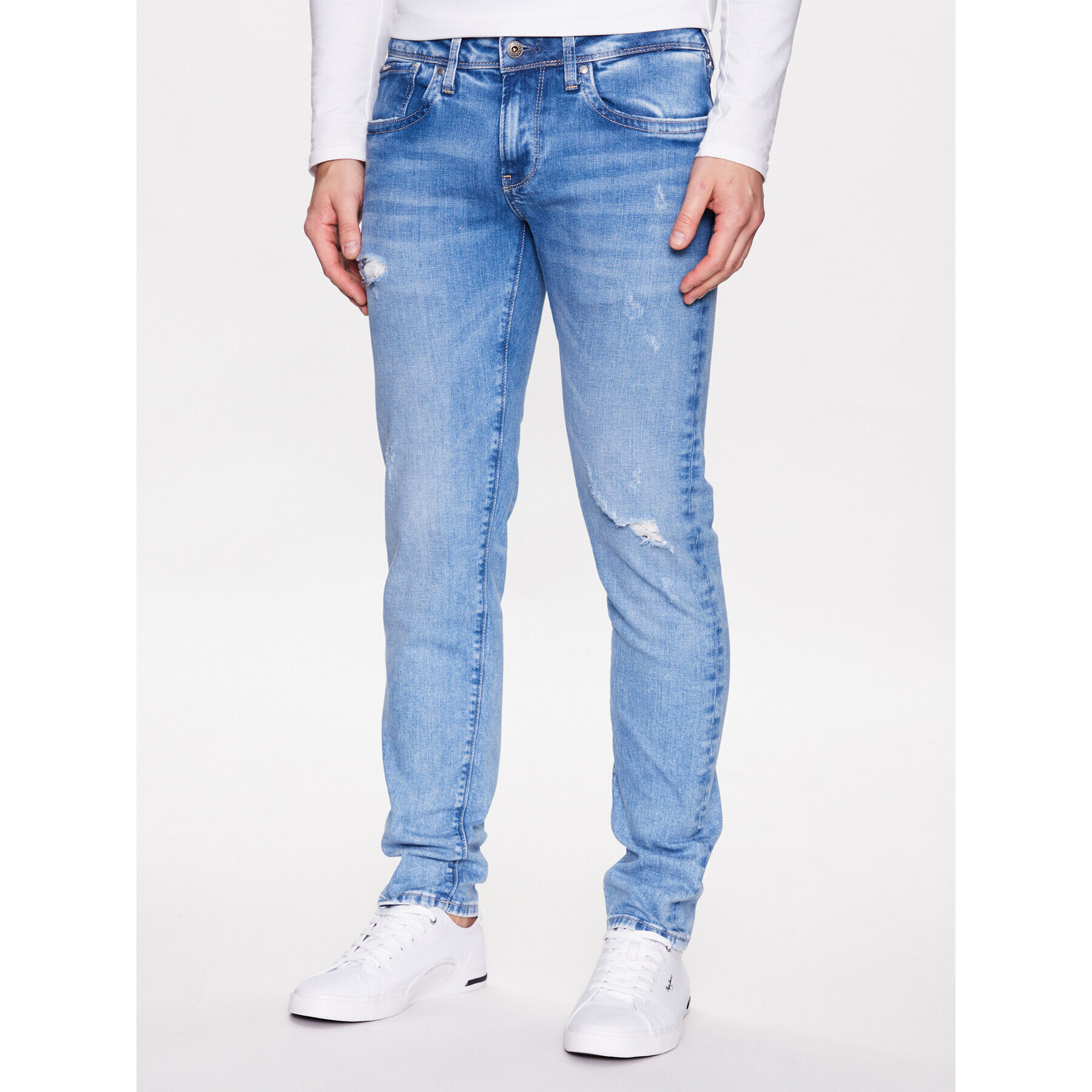 Pepe Jeans Дънки Hatch PM206322VT5 Син Slim Fit - Pepit.bg