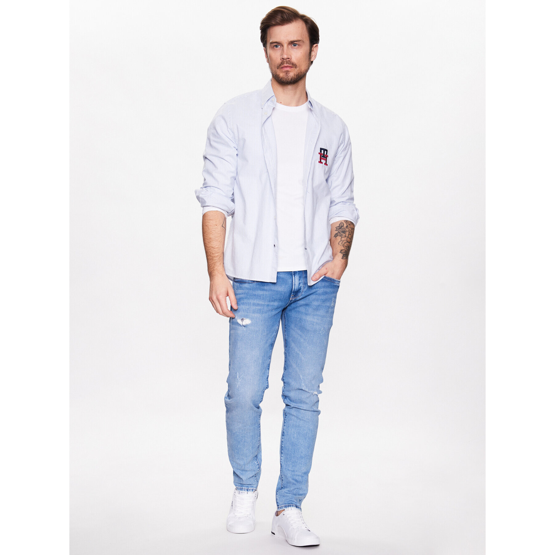 Pepe Jeans Дънки Hatch PM206322VT5 Син Slim Fit - Pepit.bg