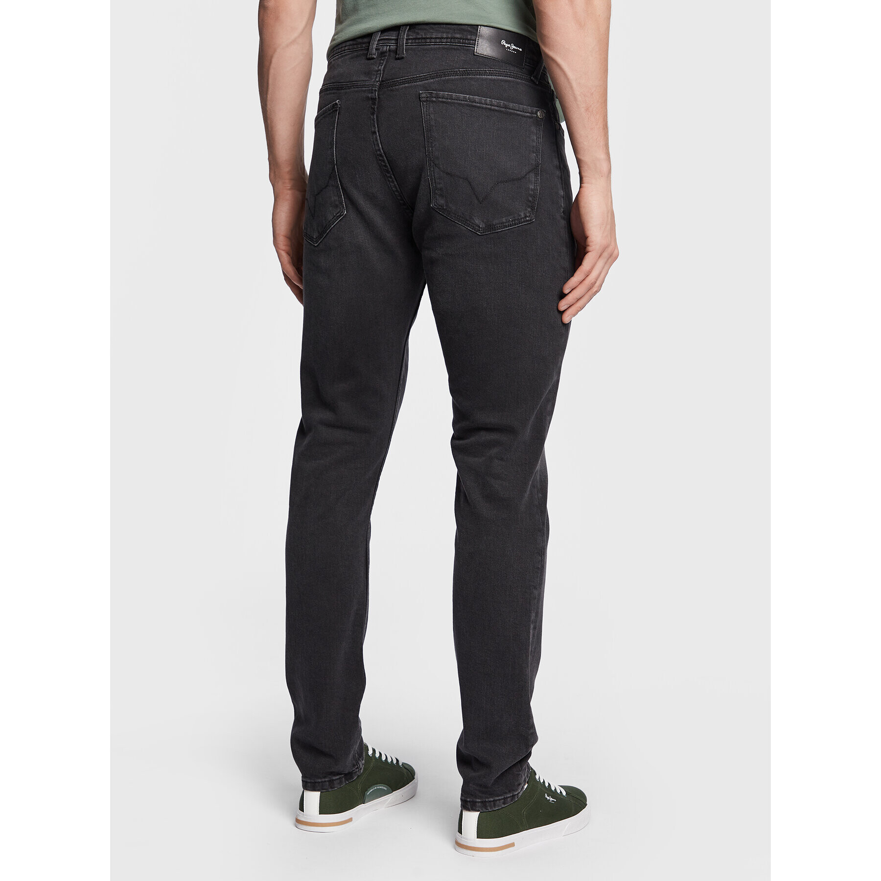 Pepe Jeans Дънки Hatch PM206323 Черен Slim Fit - Pepit.bg