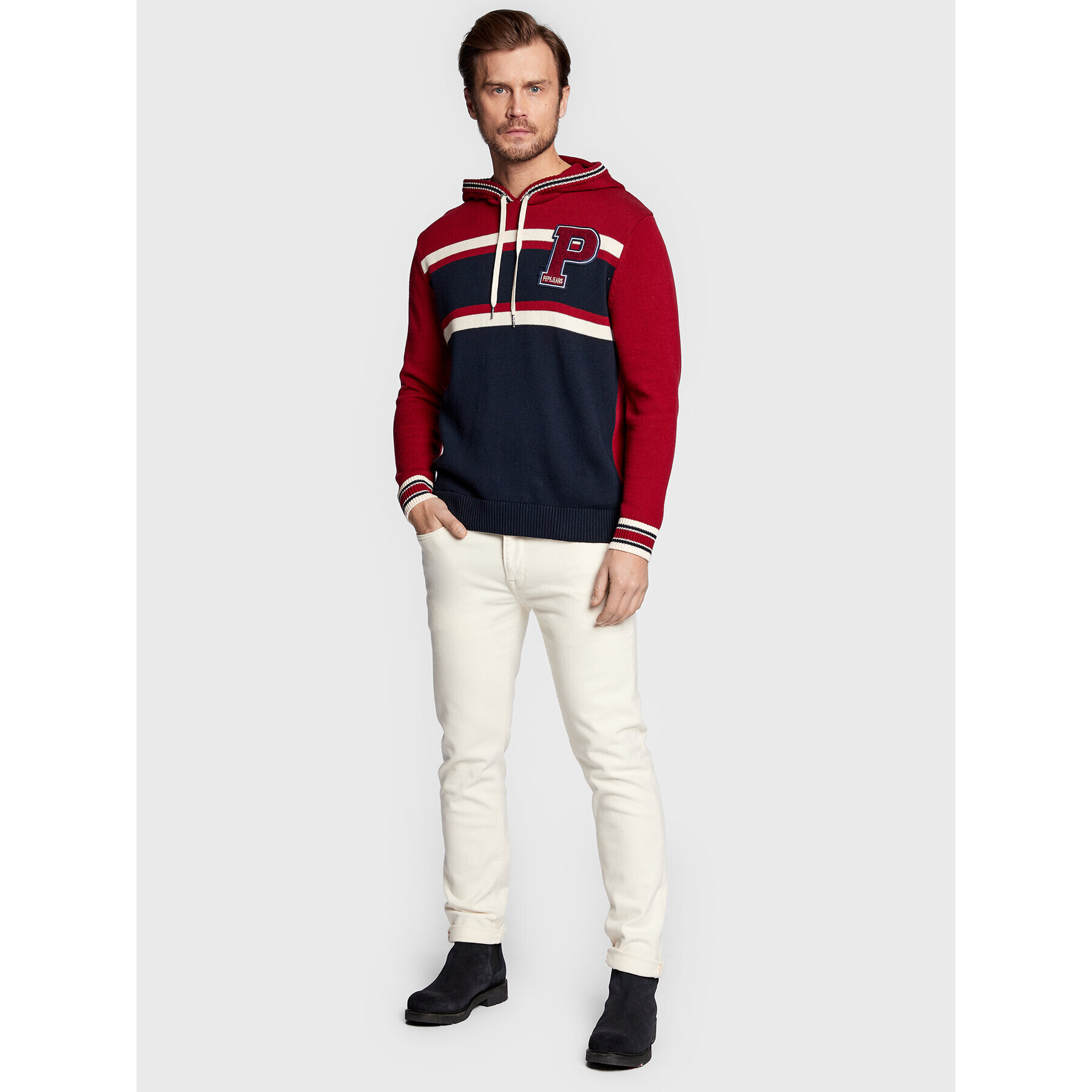 Pepe Jeans Дънки Hatch PM206323 Екрю Slim Fit - Pepit.bg