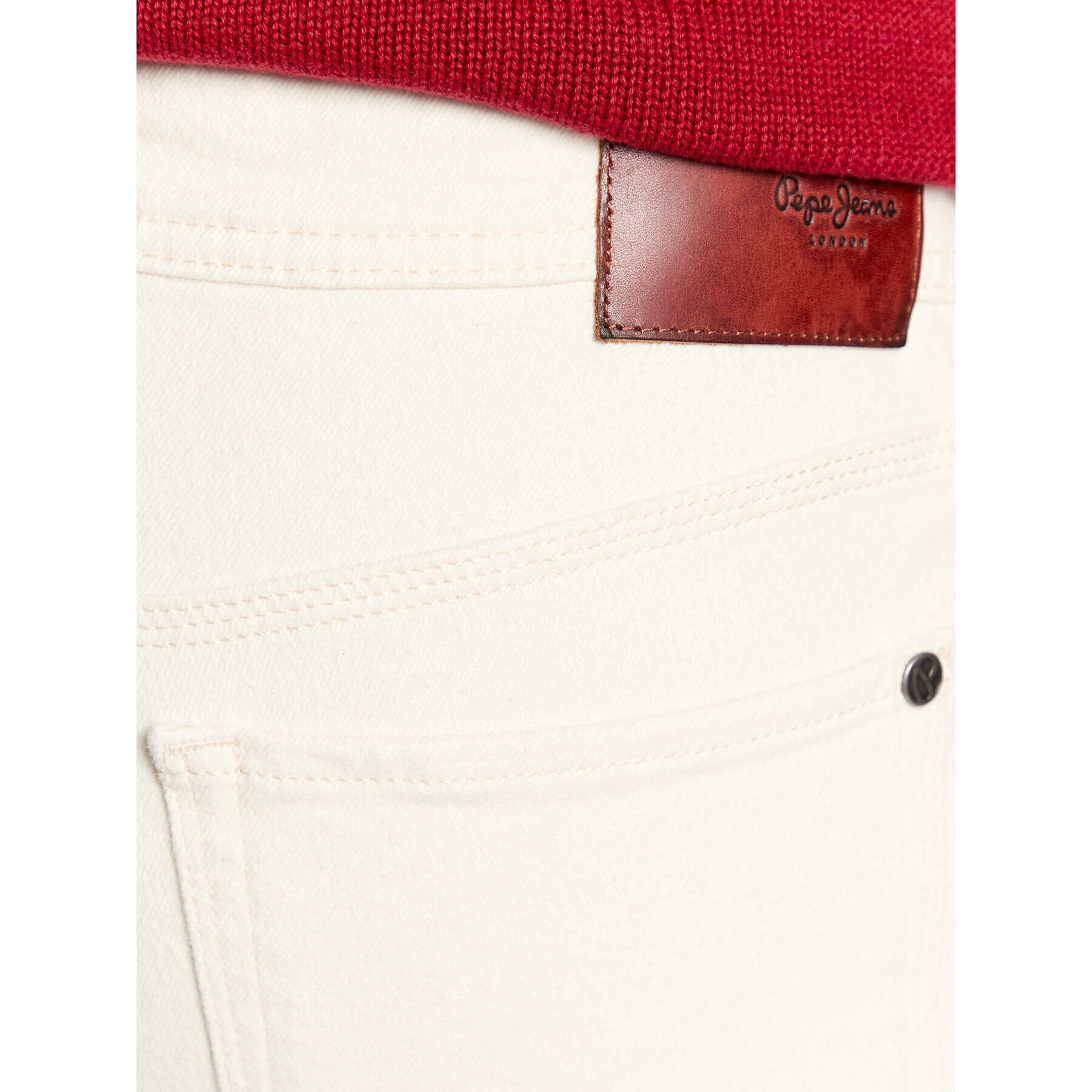 Pepe Jeans Дънки Hatch PM206323 Екрю Slim Fit - Pepit.bg