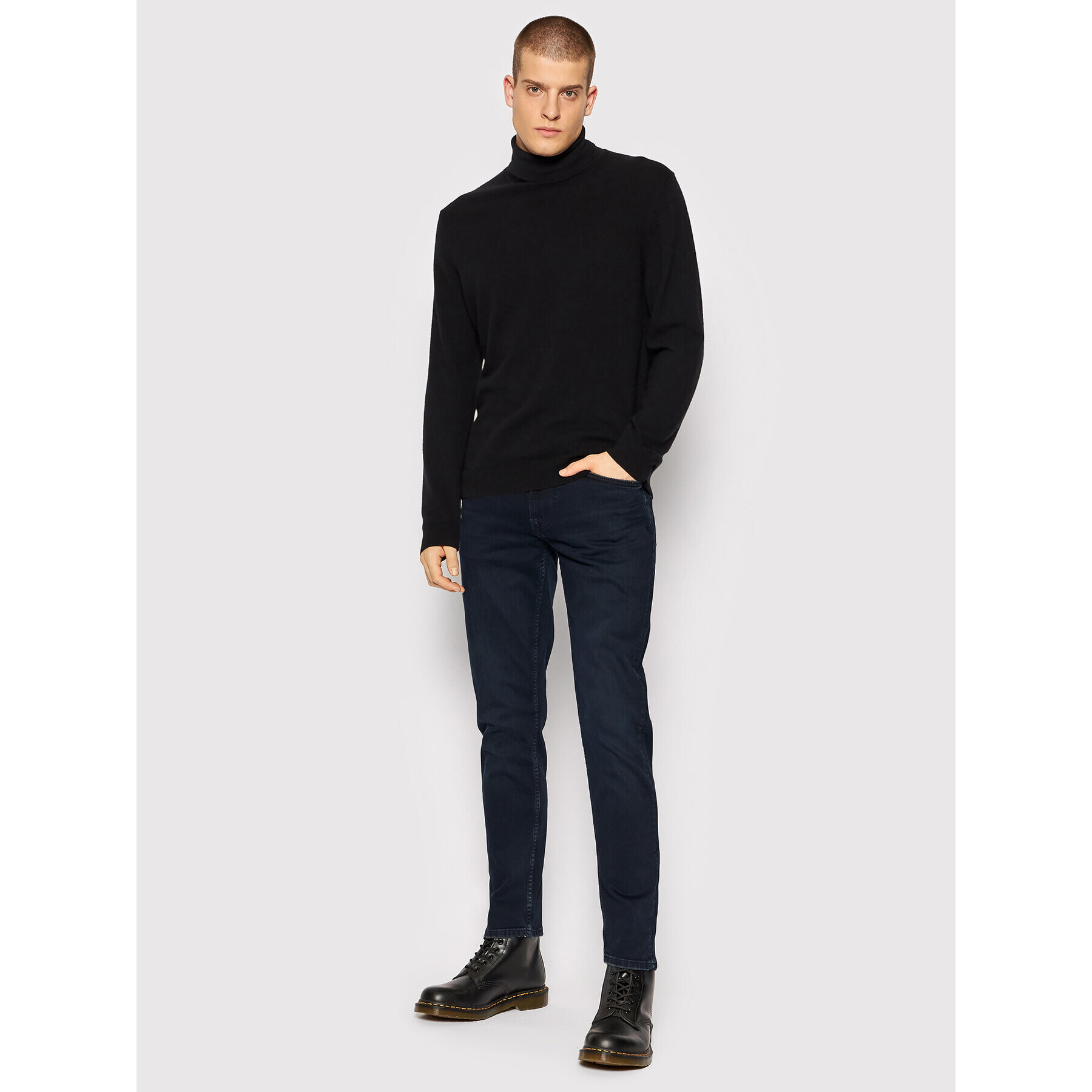 Pepe Jeans Дънки Hatch PM206323 Тъмносин Slim Fit - Pepit.bg