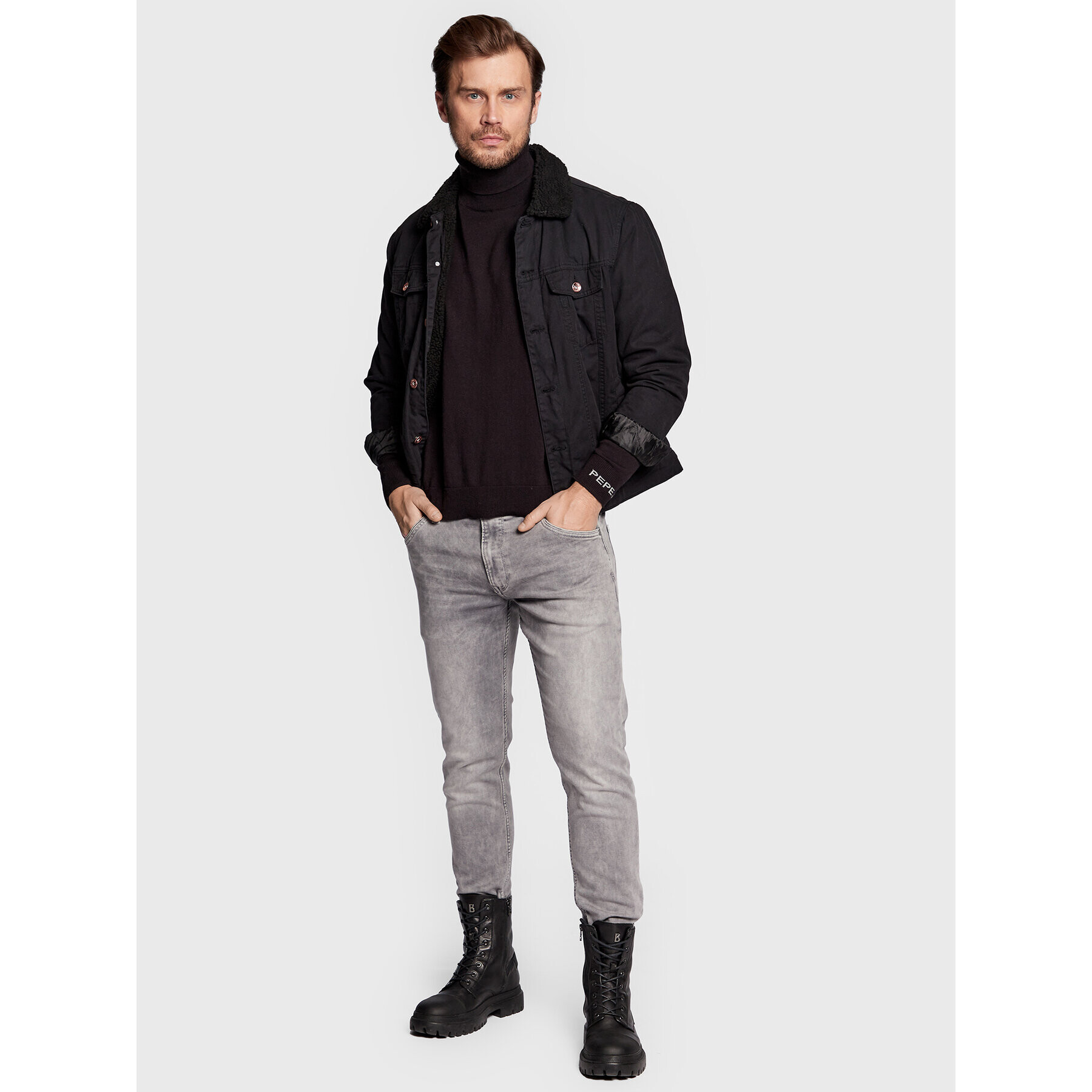 Pepe Jeans Дънки Jagger PM206525 Сив Relaxed Fit - Pepit.bg