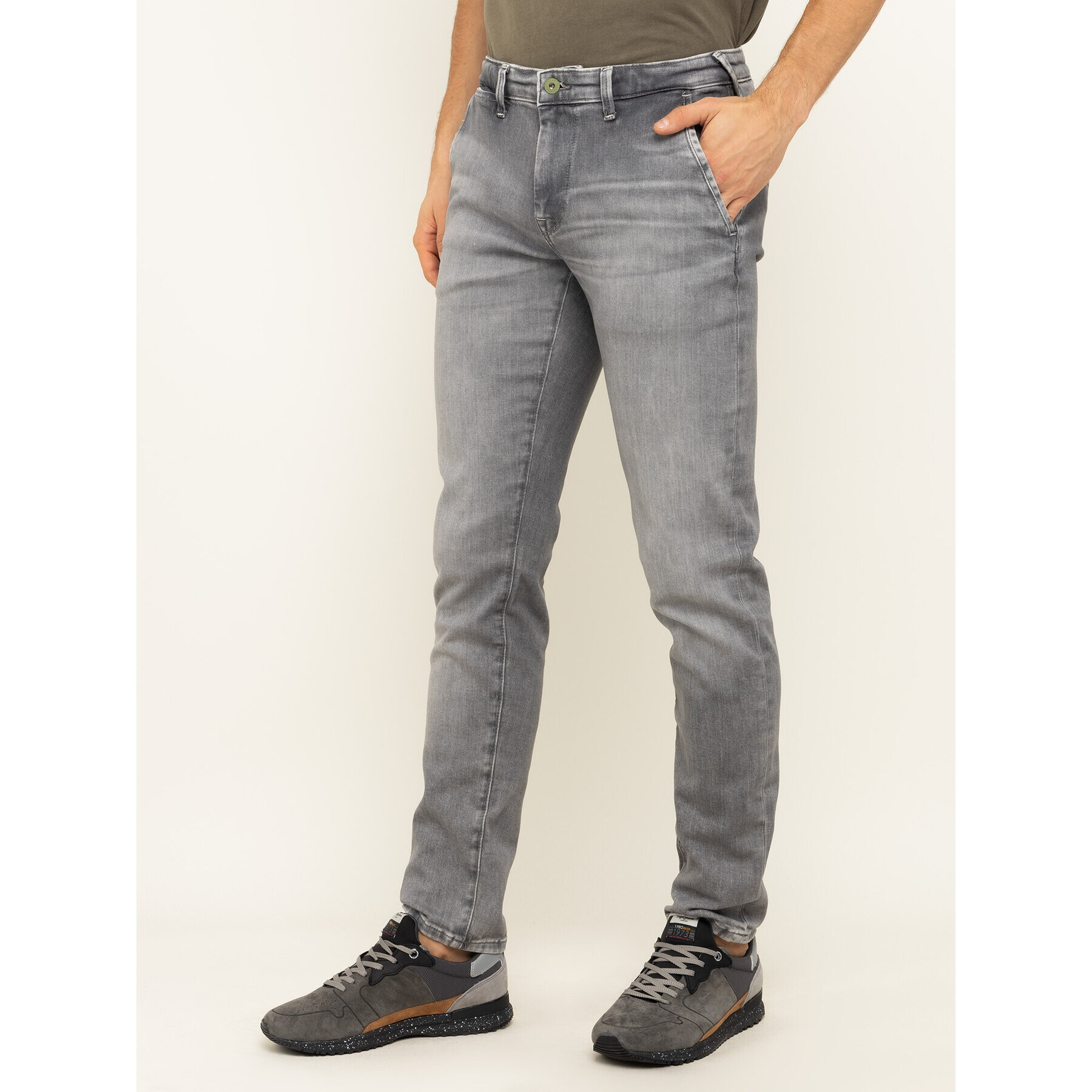 Pepe Jeans Дънки James PM202365 Сив Slim Fit - Pepit.bg