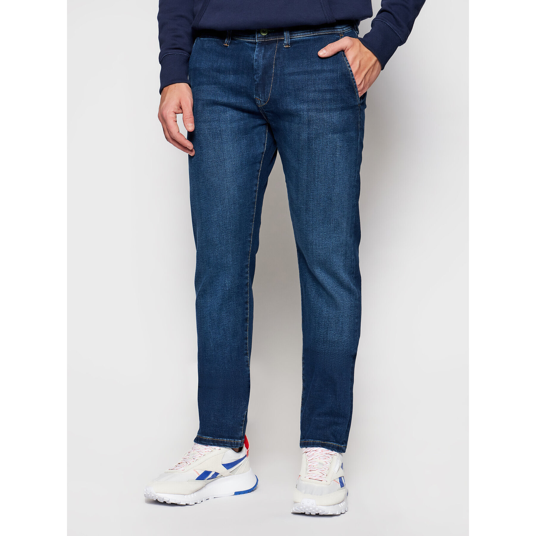 Pepe Jeans Дънки Jamey PM205896 Тъмносин Taper Fit - Pepit.bg