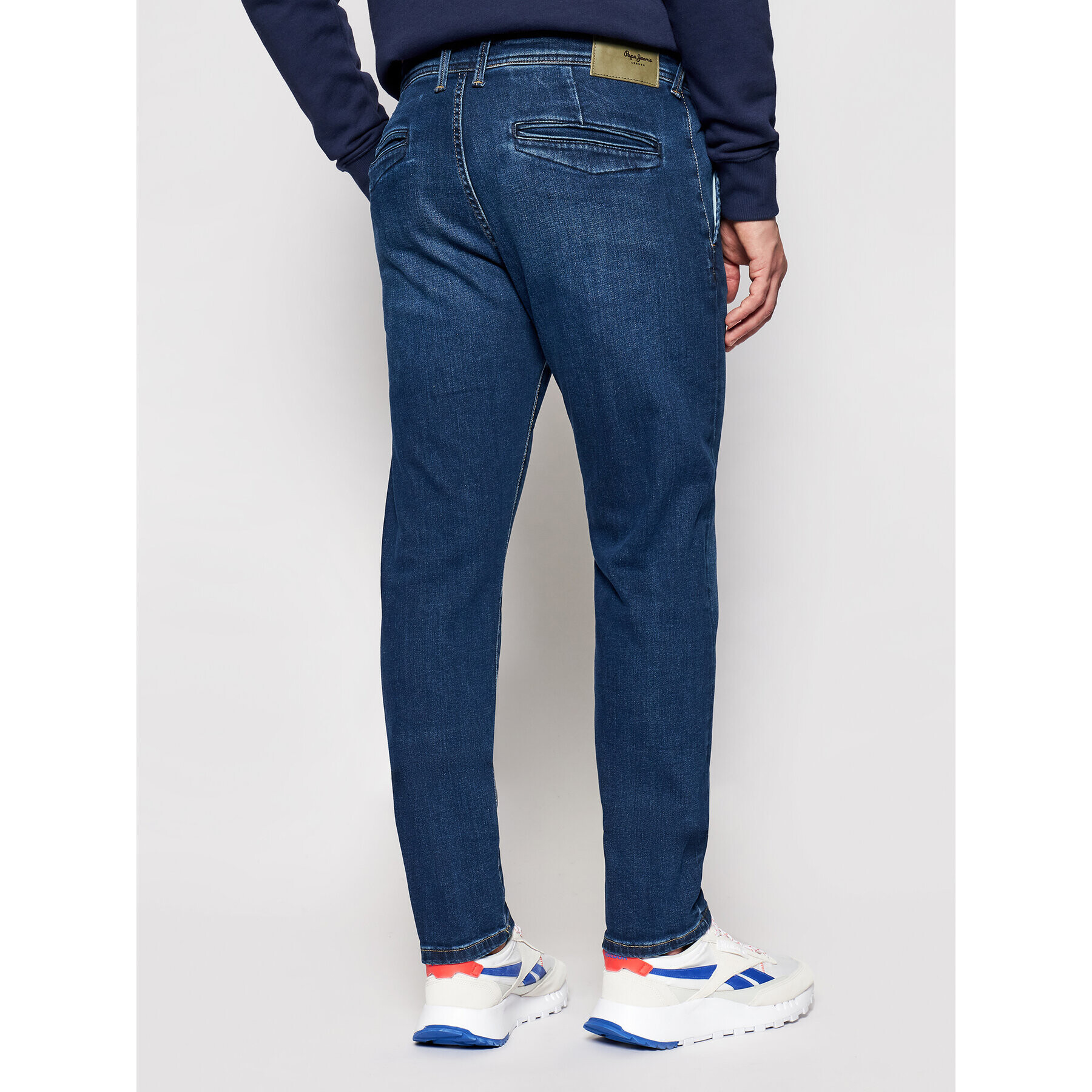 Pepe Jeans Дънки Jamey PM205896 Тъмносин Taper Fit - Pepit.bg