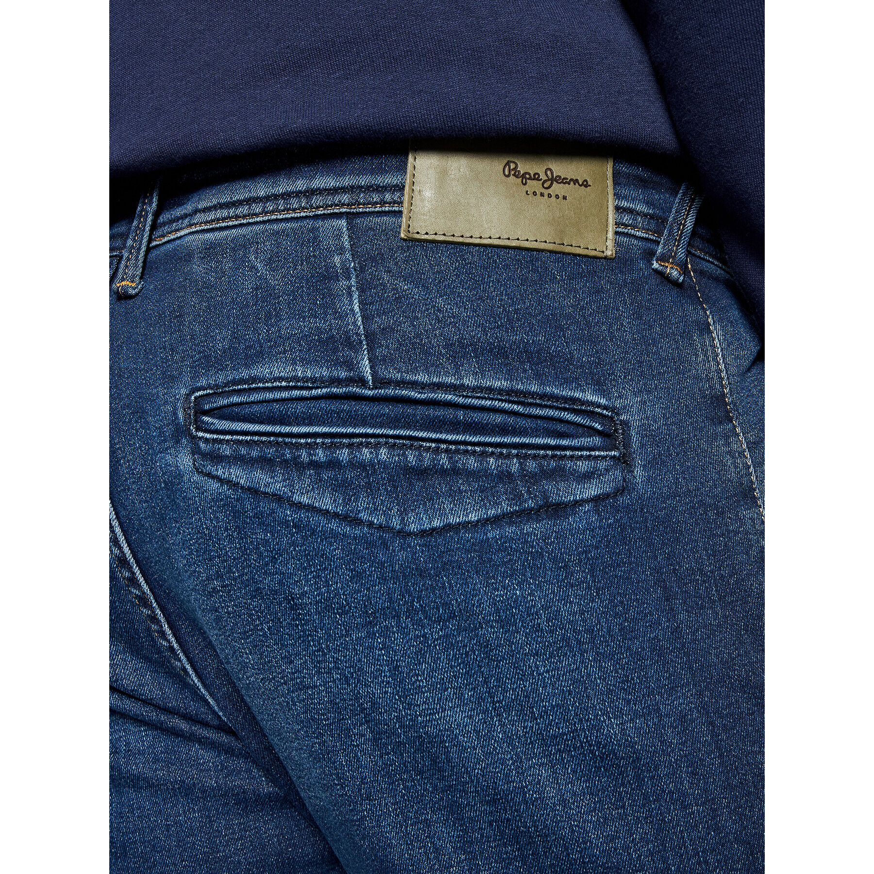Pepe Jeans Дънки Jamey PM205896 Тъмносин Taper Fit - Pepit.bg