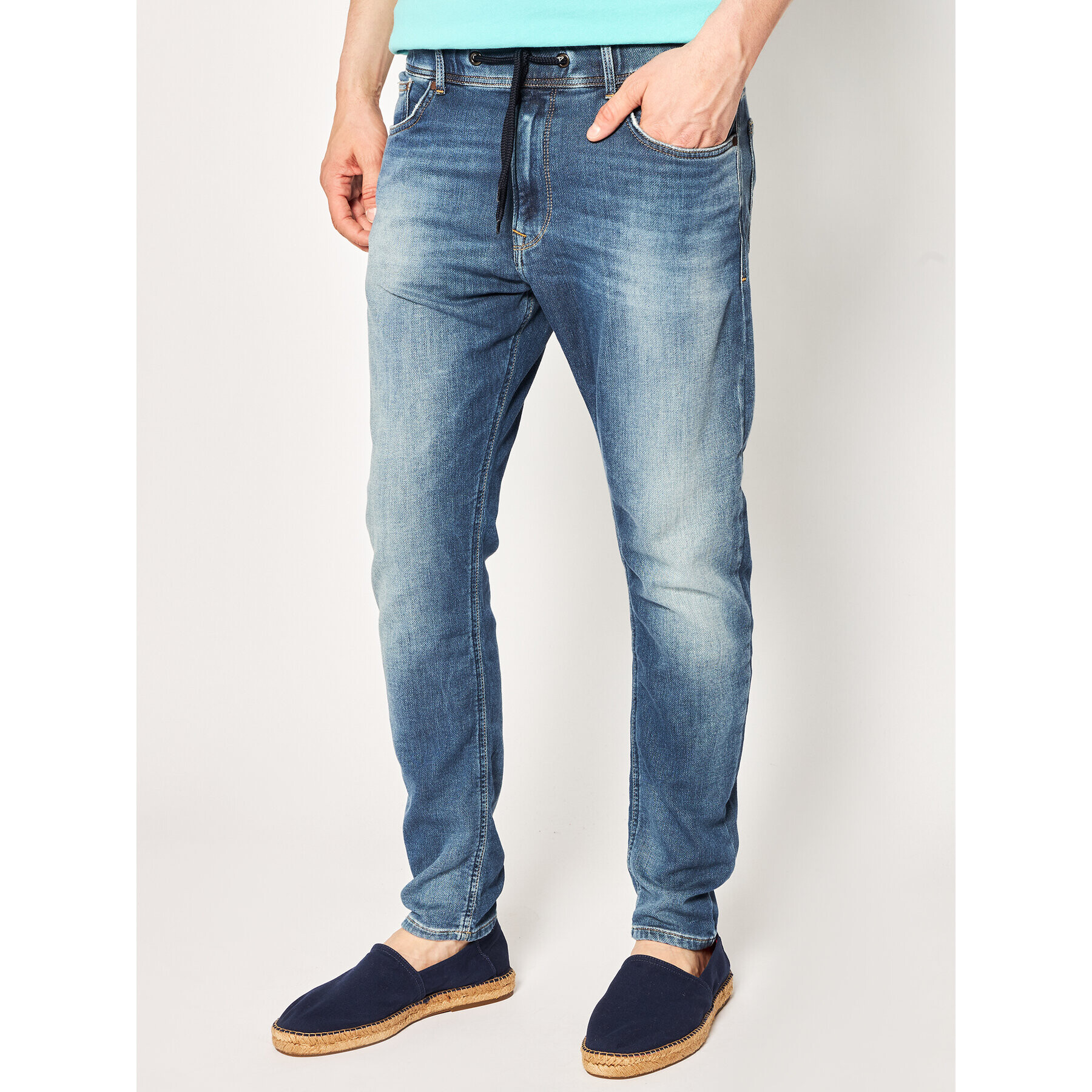 Pepe Jeans Дънки Johnson PM204385 Тъмносин Relaxed Fit - Pepit.bg