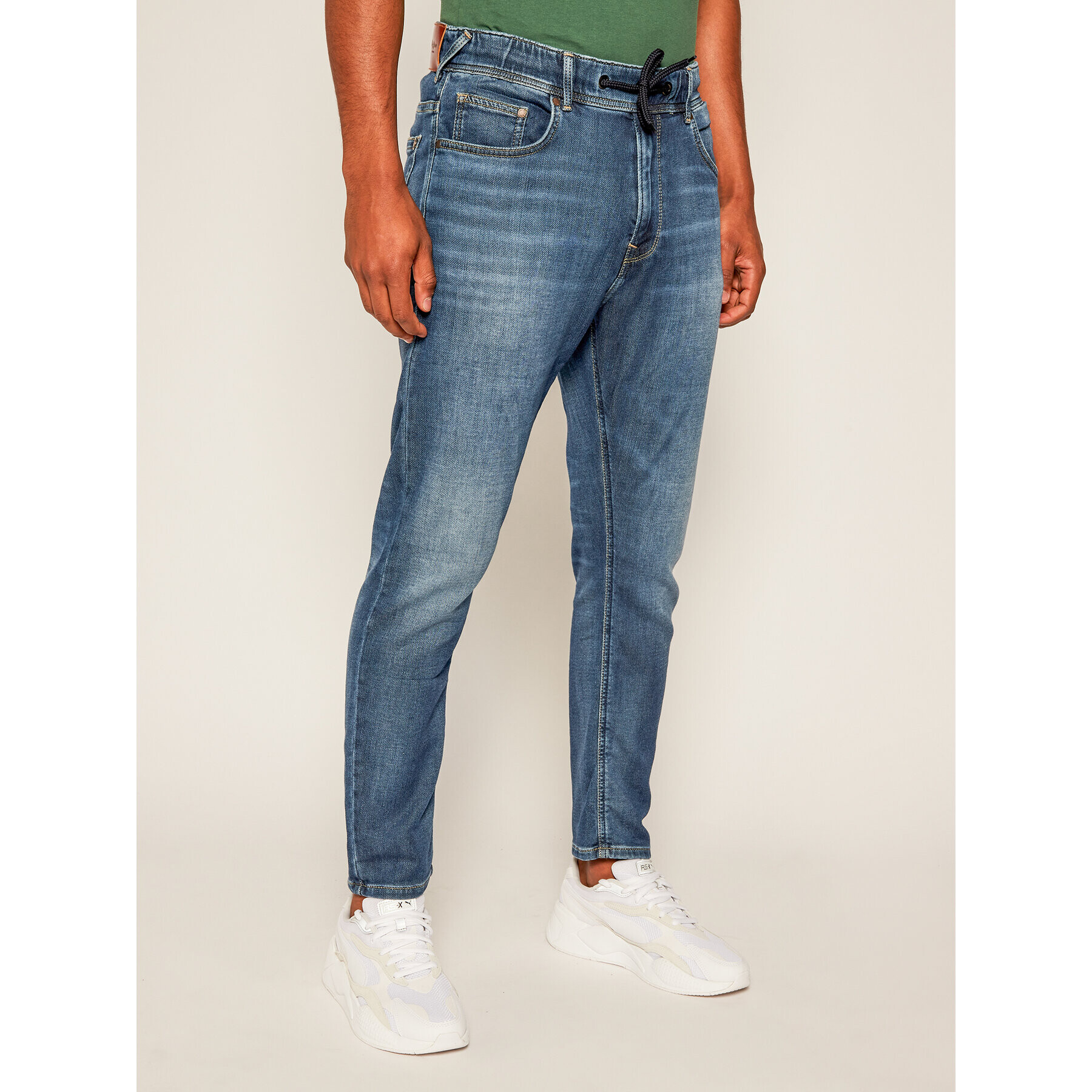 Pepe Jeans Дънки Johnson PM204385 Тъмносин Relaxed Fit - Pepit.bg