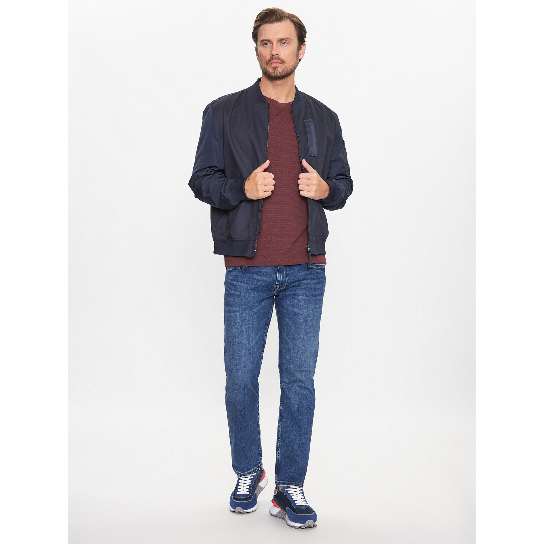 Pepe Jeans Дънки Kingston Zip PM206468VX30 Син Relaxed Fit - Pepit.bg