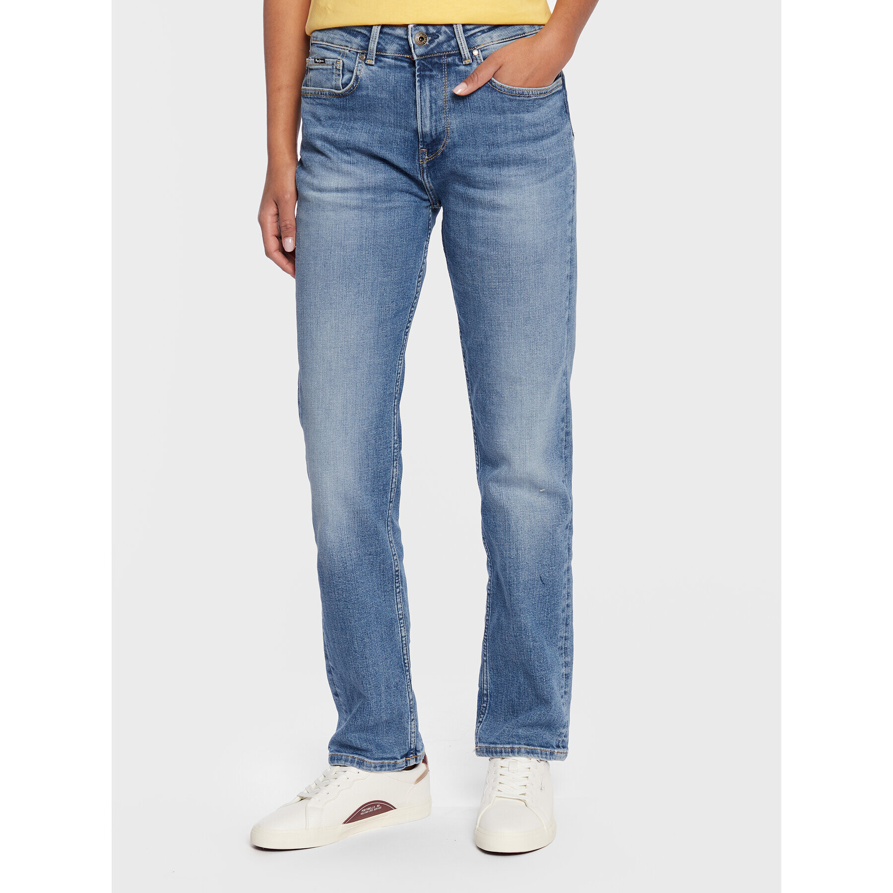 Pepe Jeans Дънки Mary PL204164 Син Straight Fit - Pepit.bg