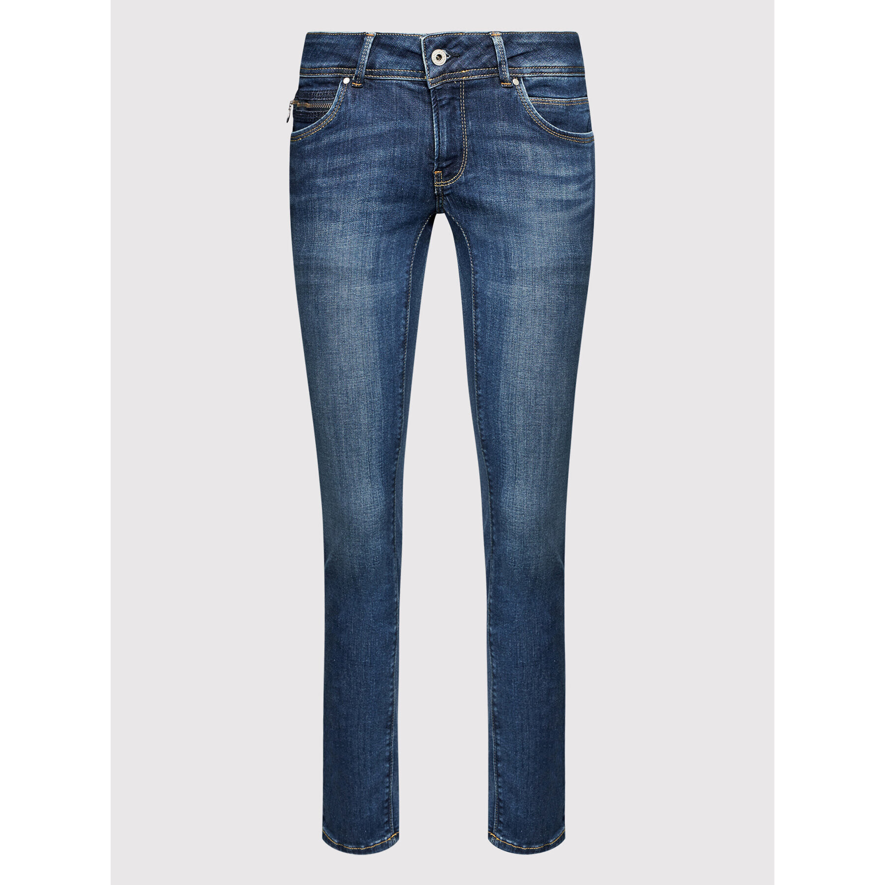 Pepe Jeans Дънки New Brooke PL204165 Тъмносин Slim Fit - Pepit.bg