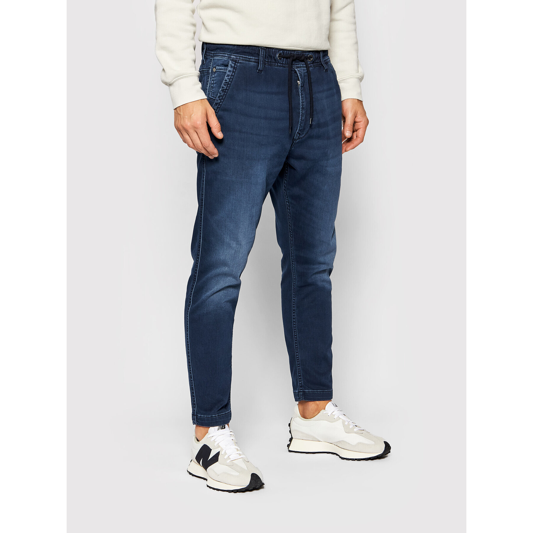 Pepe Jeans Дънки New Johnson PM205897 Тъмносин Relaxed Fit - Pepit.bg