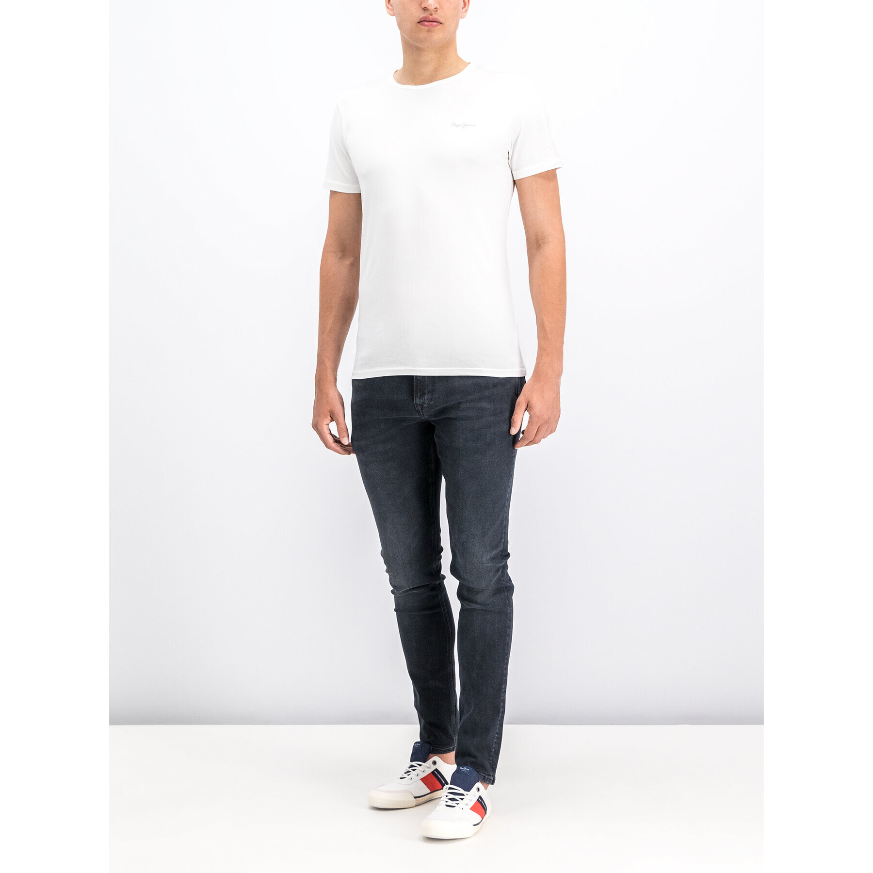 Pepe Jeans Дънки Nickel PM201518 Черен Skinny Fit - Pepit.bg