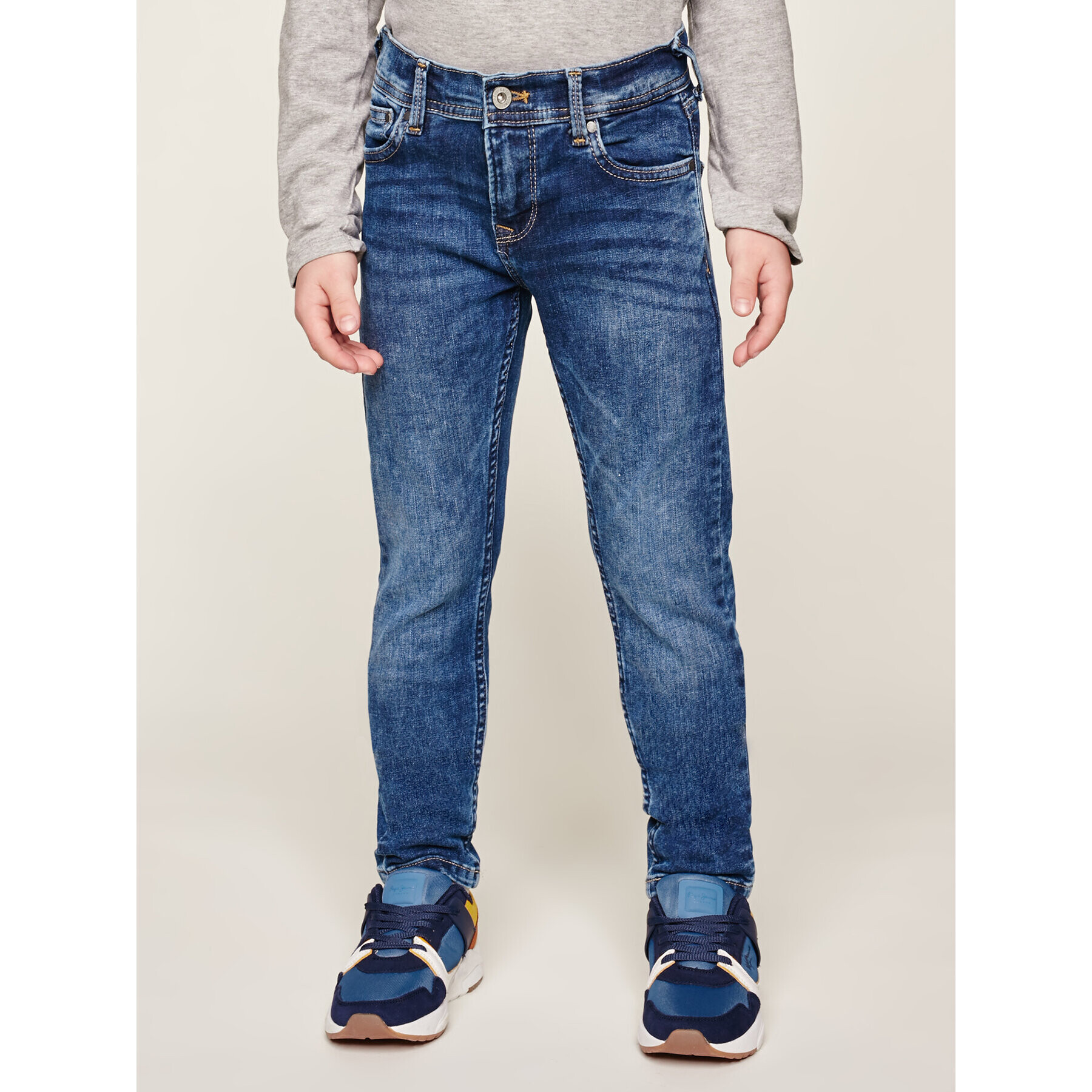 Pepe Jeans Дънки PB200528 Тъмносин Skinny Fit - Pepit.bg