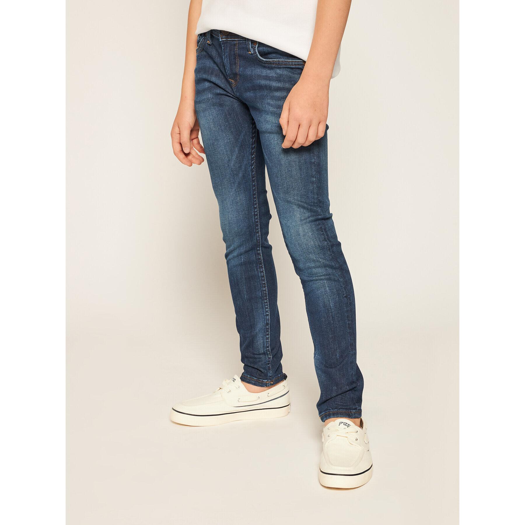 Pepe Jeans Дънки PB200528 Тъмносин Skinny Fit - Pepit.bg