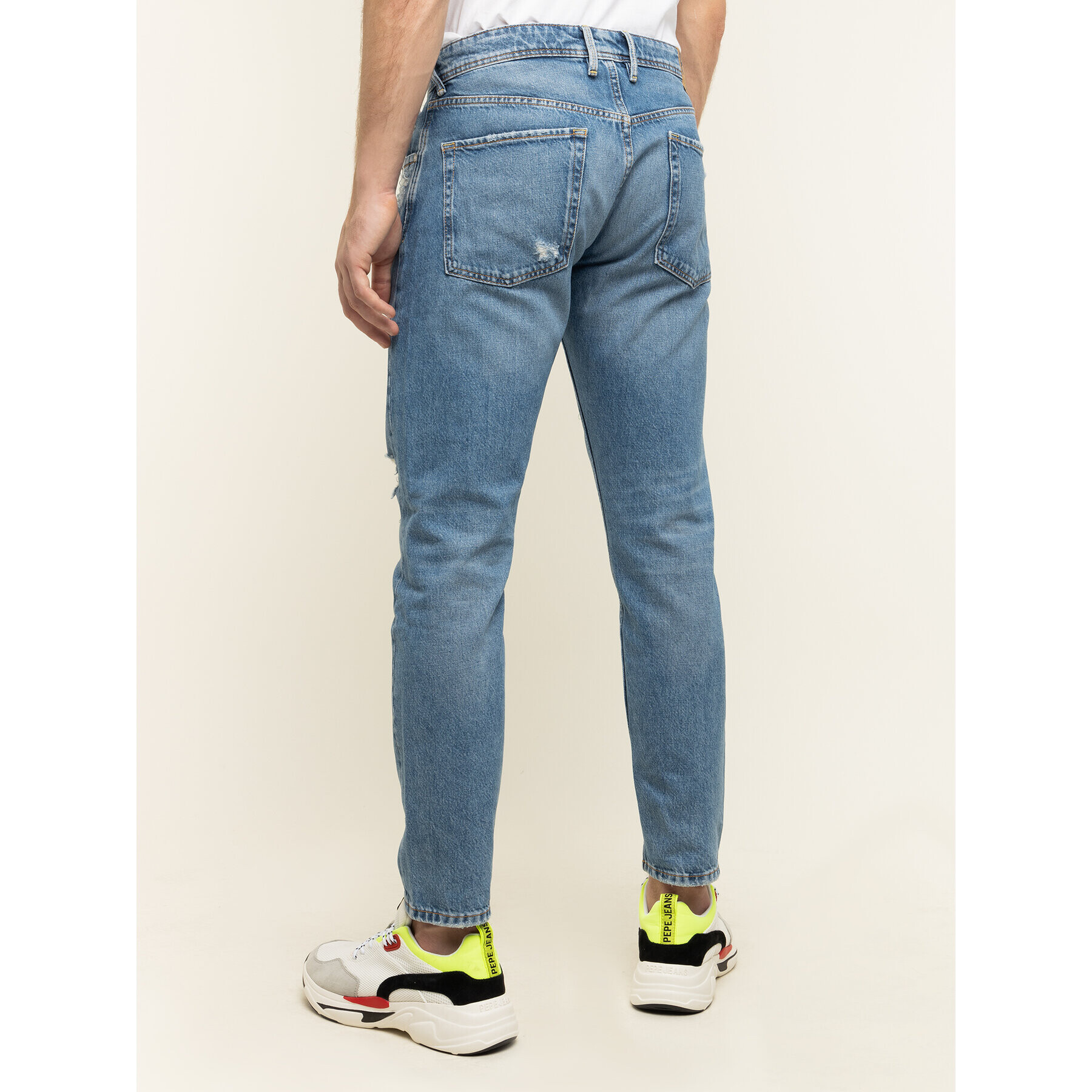 Pepe Jeans Дънки PEPE ARCHIVE Callen Crop PM205117 Син Relaxed Fit - Pepit.bg