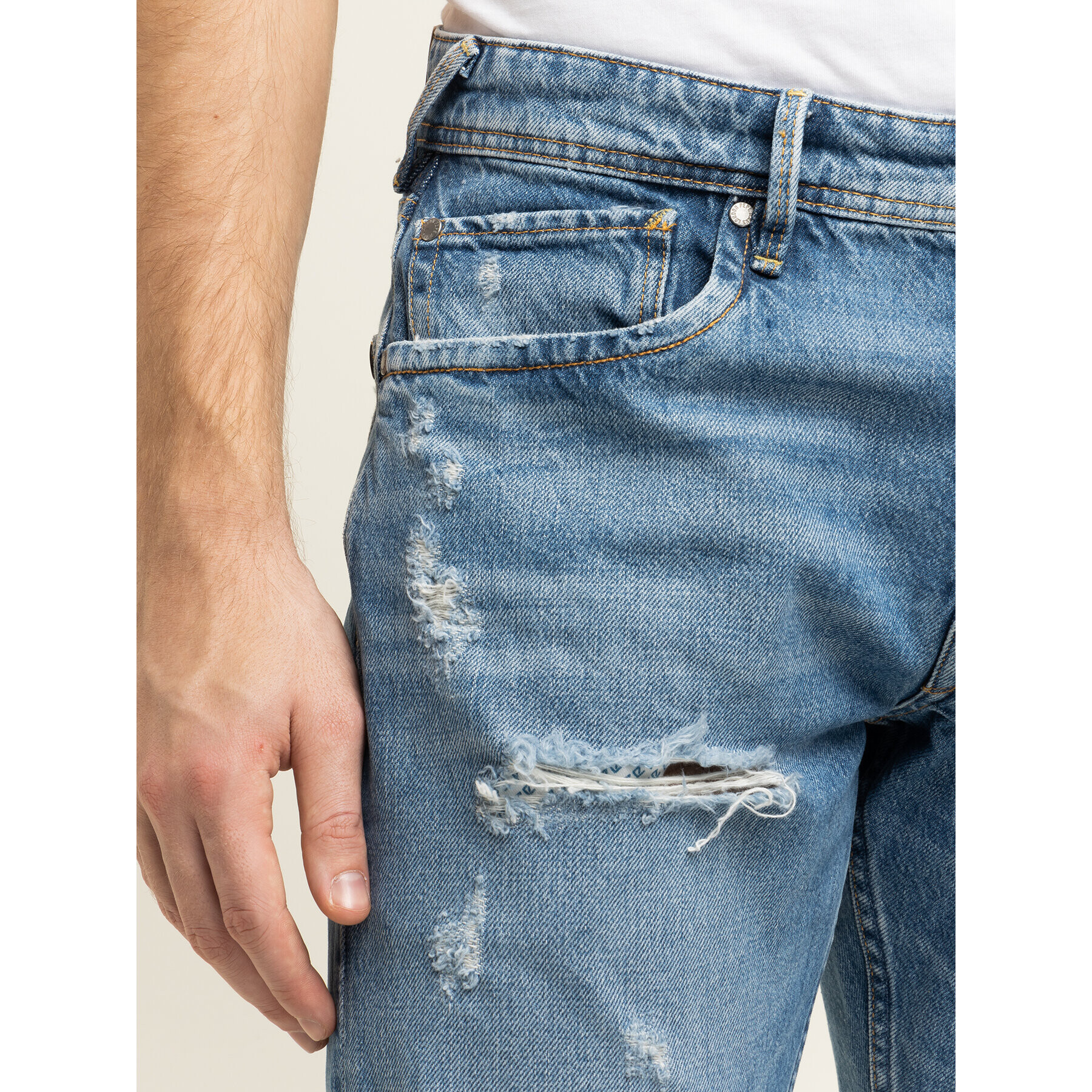 Pepe Jeans Дънки PEPE ARCHIVE Callen Crop PM205117 Син Relaxed Fit - Pepit.bg