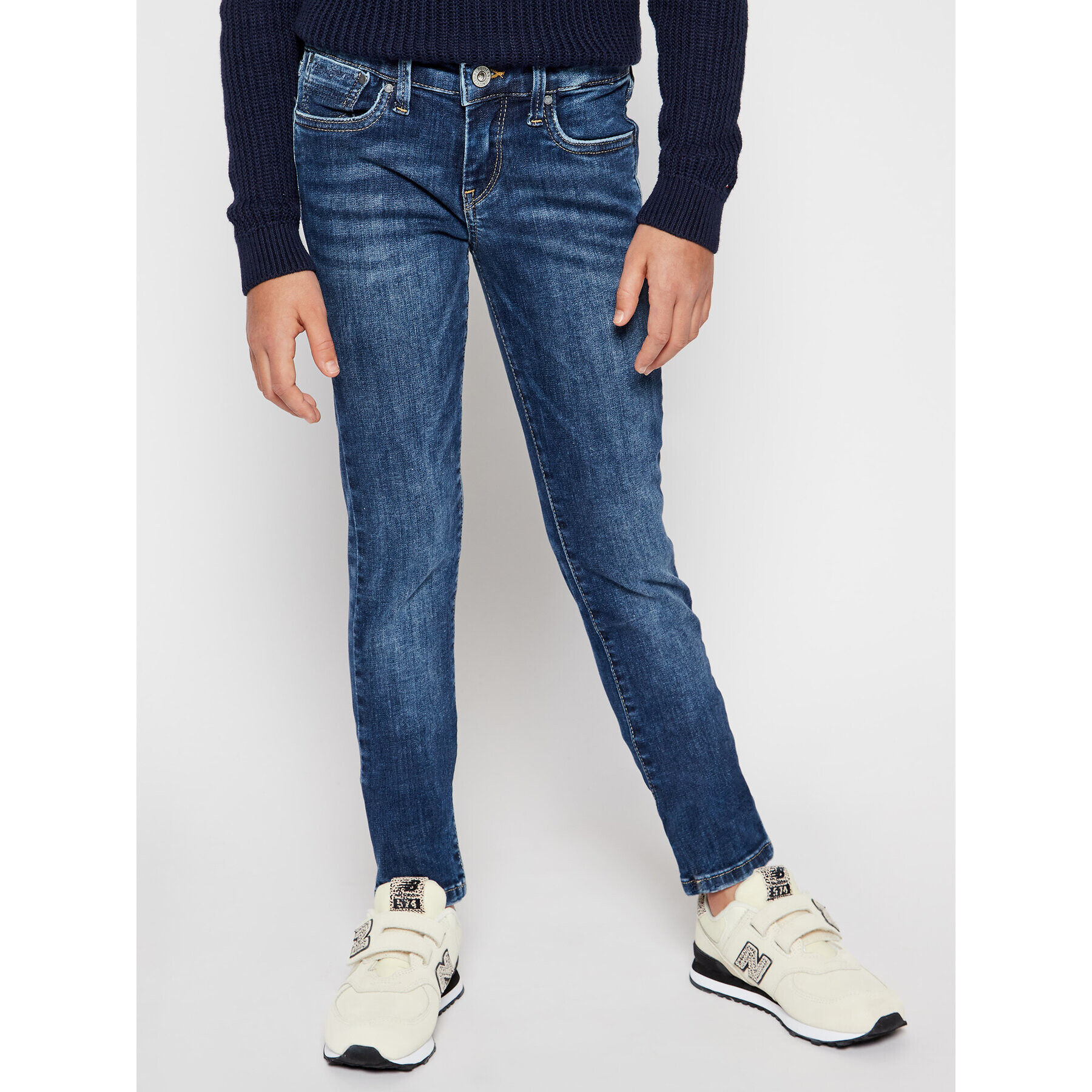Pepe Jeans Дънки PG200242 Тъмносин Skinny Fit - Pepit.bg