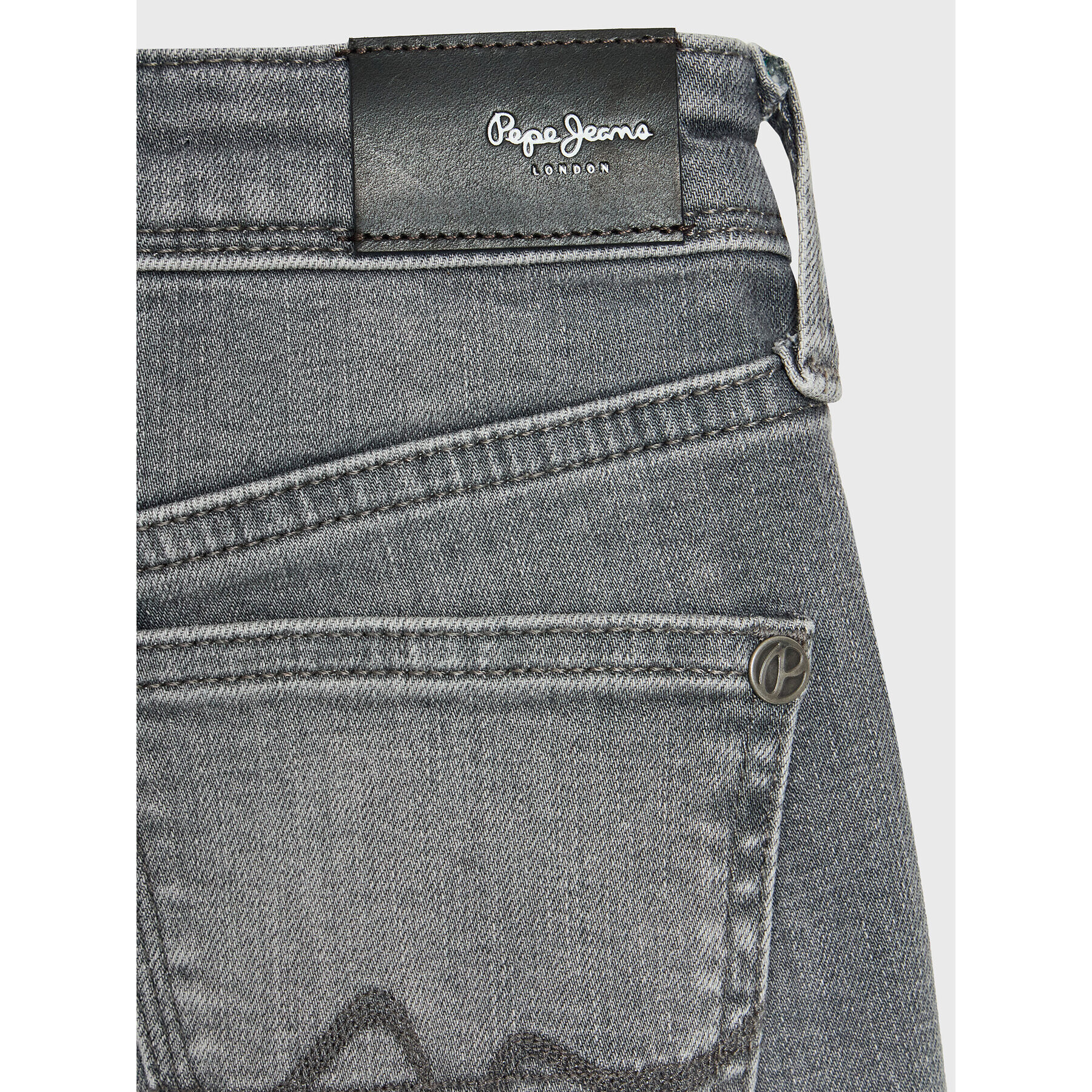 Pepe Jeans Дънки Pixlette PG201542 Сив Skinny Fit - Pepit.bg