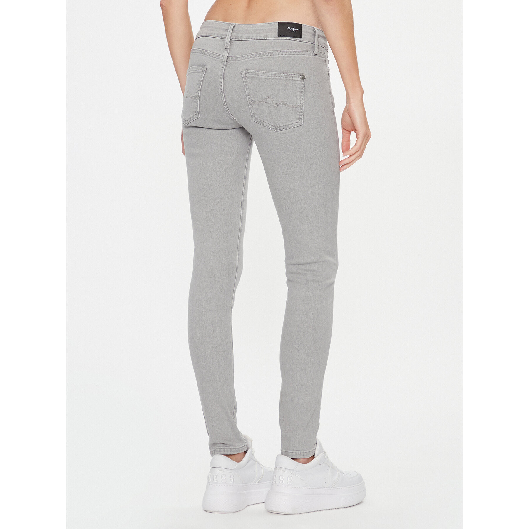 Pepe Jeans Дънки PL204583 Сив Skinny Fit - Pepit.bg
