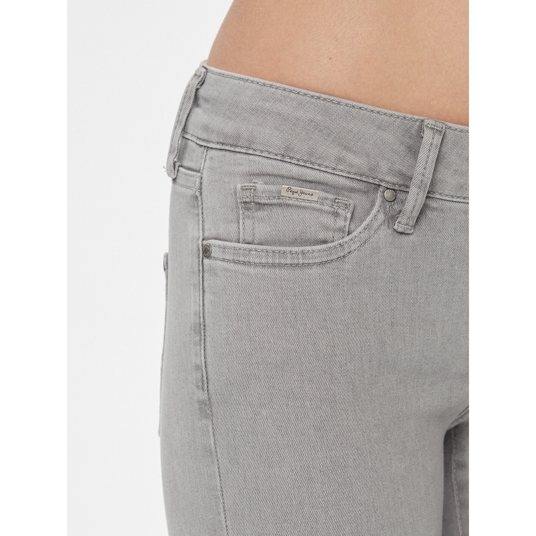 Pepe Jeans Дънки PL204583 Сив Skinny Fit - Pepit.bg