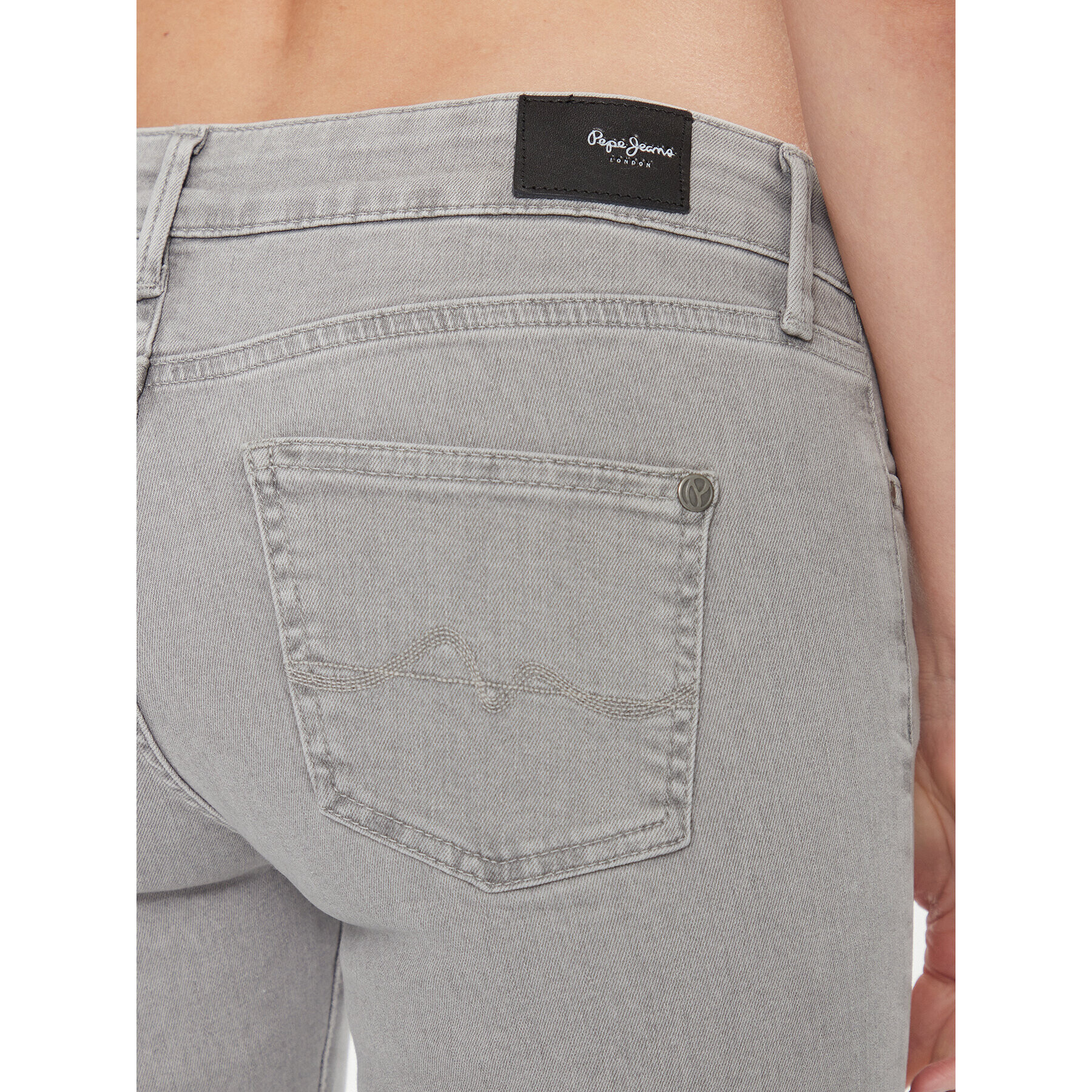 Pepe Jeans Дънки PL204583 Сив Skinny Fit - Pepit.bg
