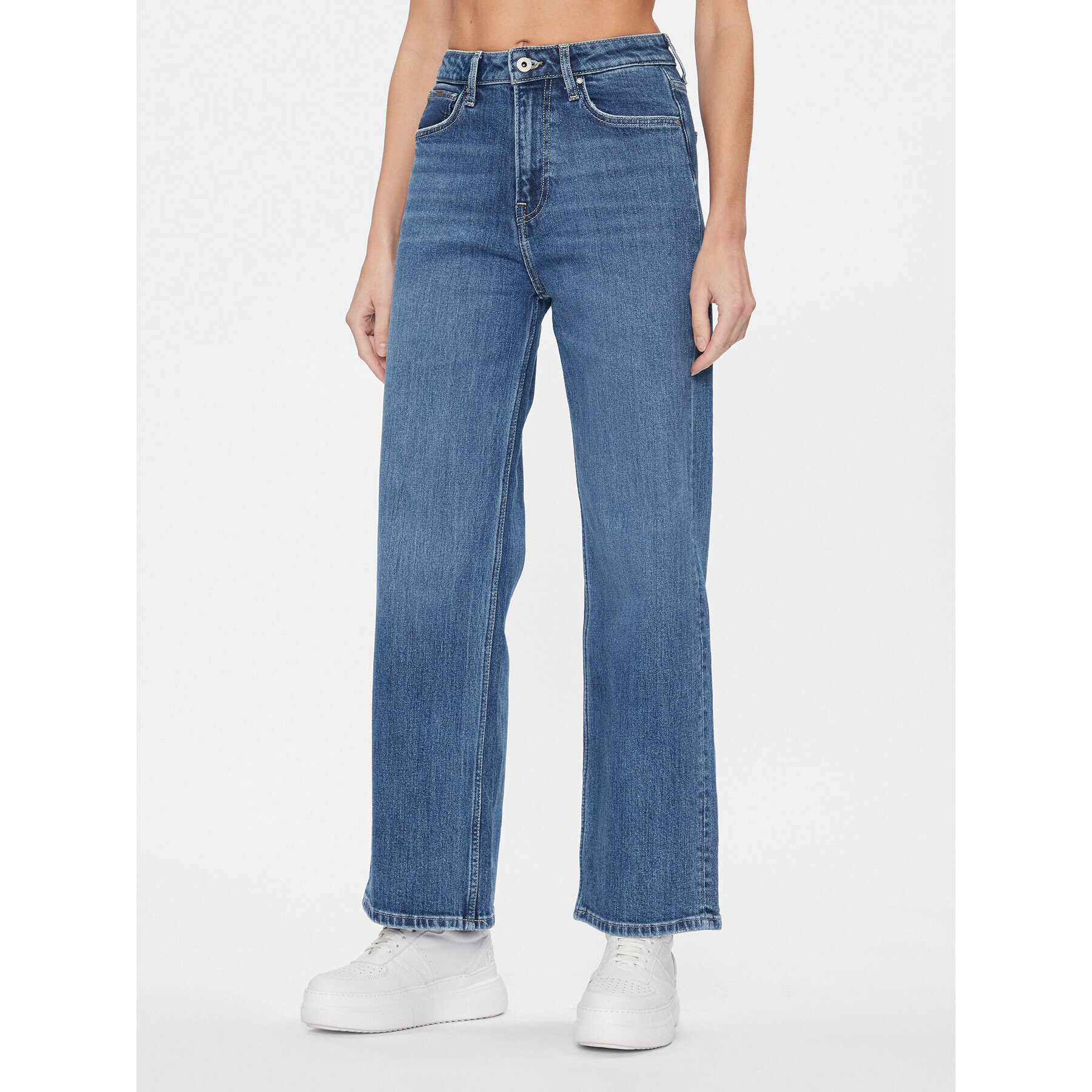 Pepe Jeans Дънки PL204598 Син Wide Leg - Pepit.bg