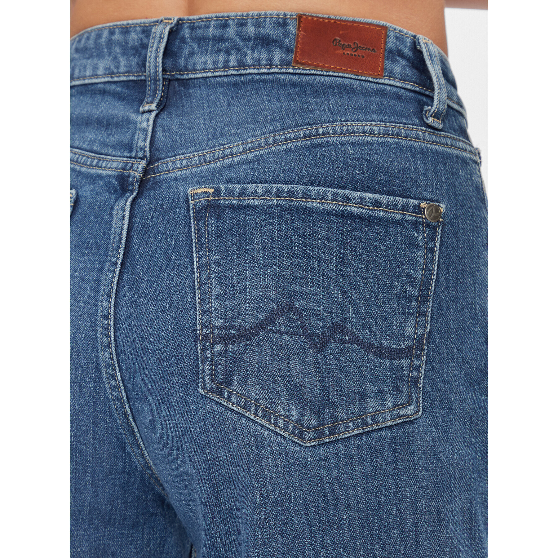 Pepe Jeans Дънки PL204598 Син Wide Leg - Pepit.bg