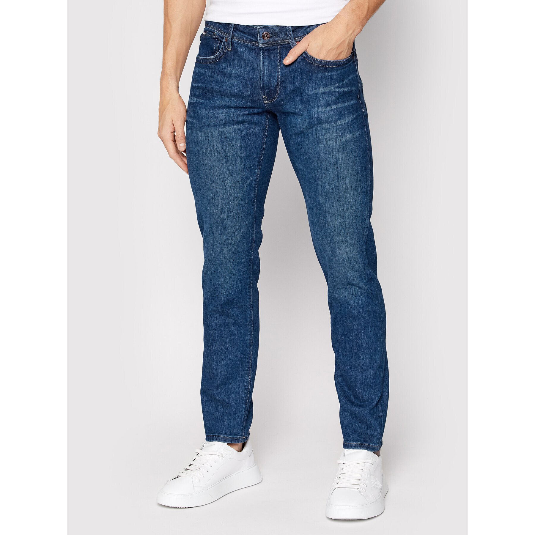 Pepe Jeans Дънки PM206322 Тъмносин Slim Fit - Pepit.bg