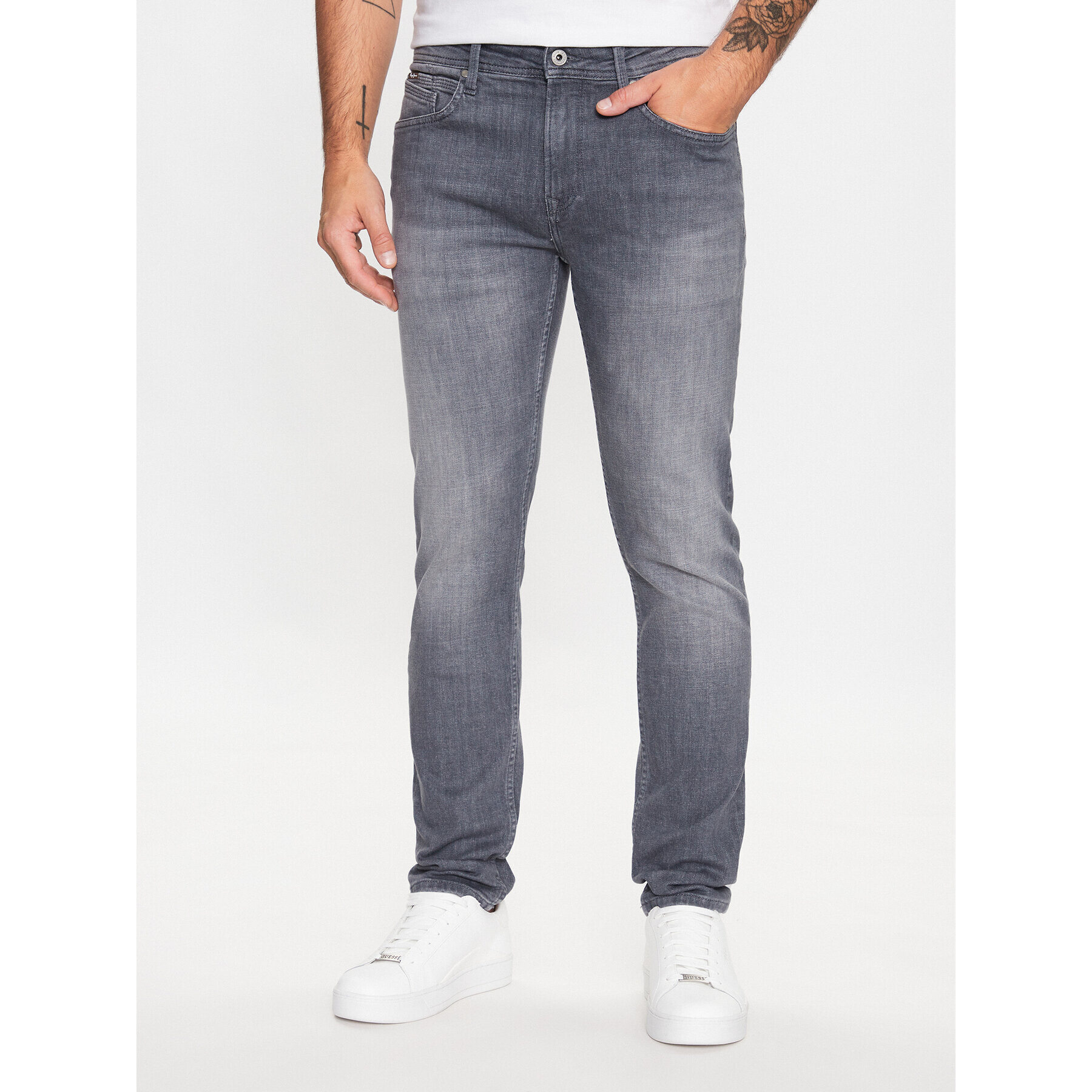 Pepe Jeans Дънки PM206323UG4 Сив Skinny Fit - Pepit.bg