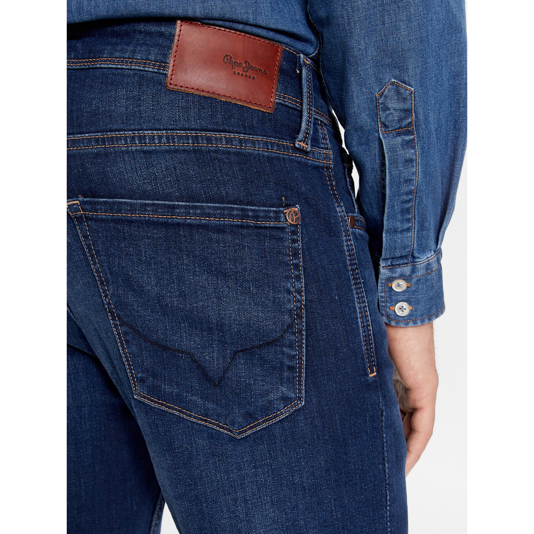 Pepe Jeans Дънки PM207387 Син Skinny Fit - Pepit.bg