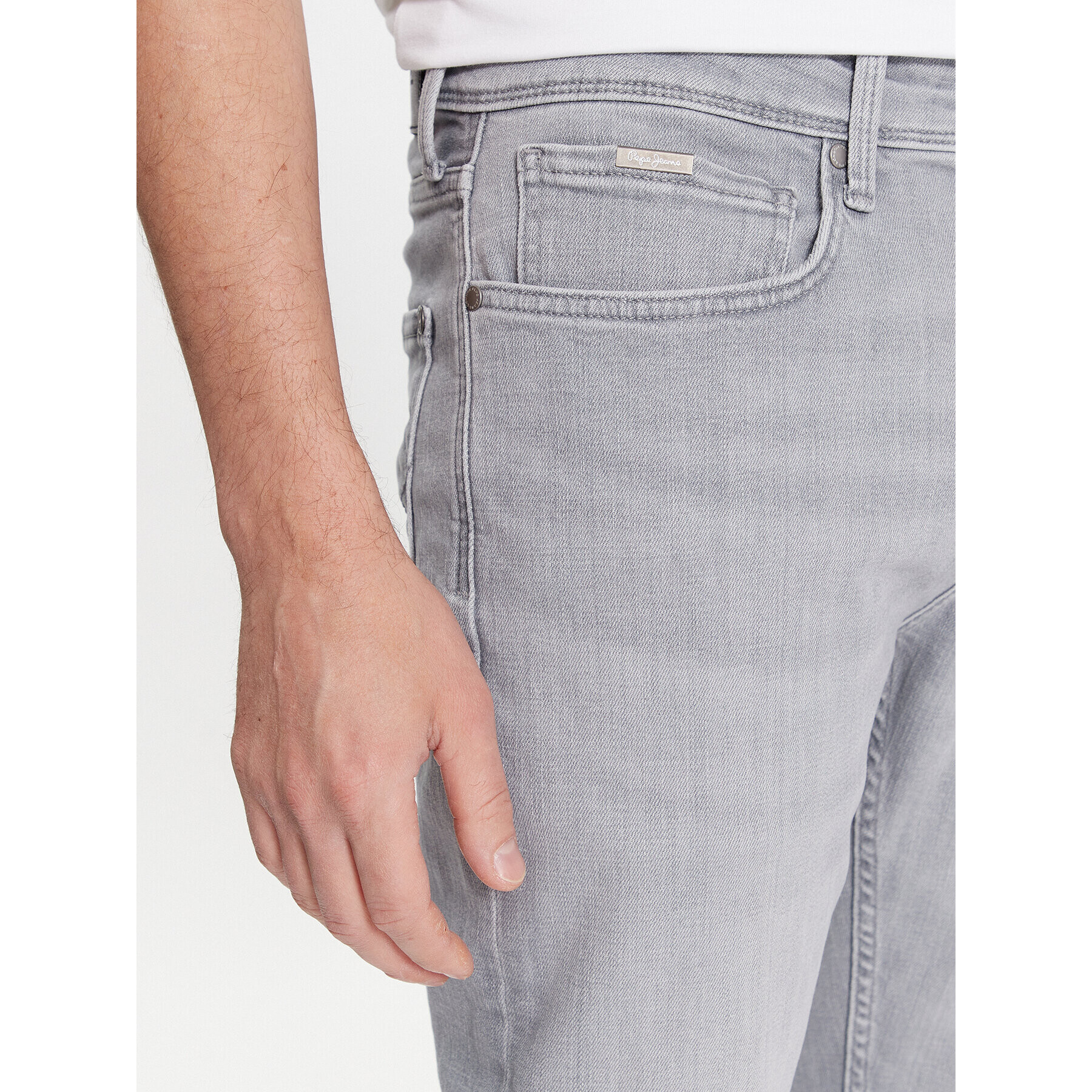 Pepe Jeans Дънки PM207387 Сив Skinny Fit - Pepit.bg